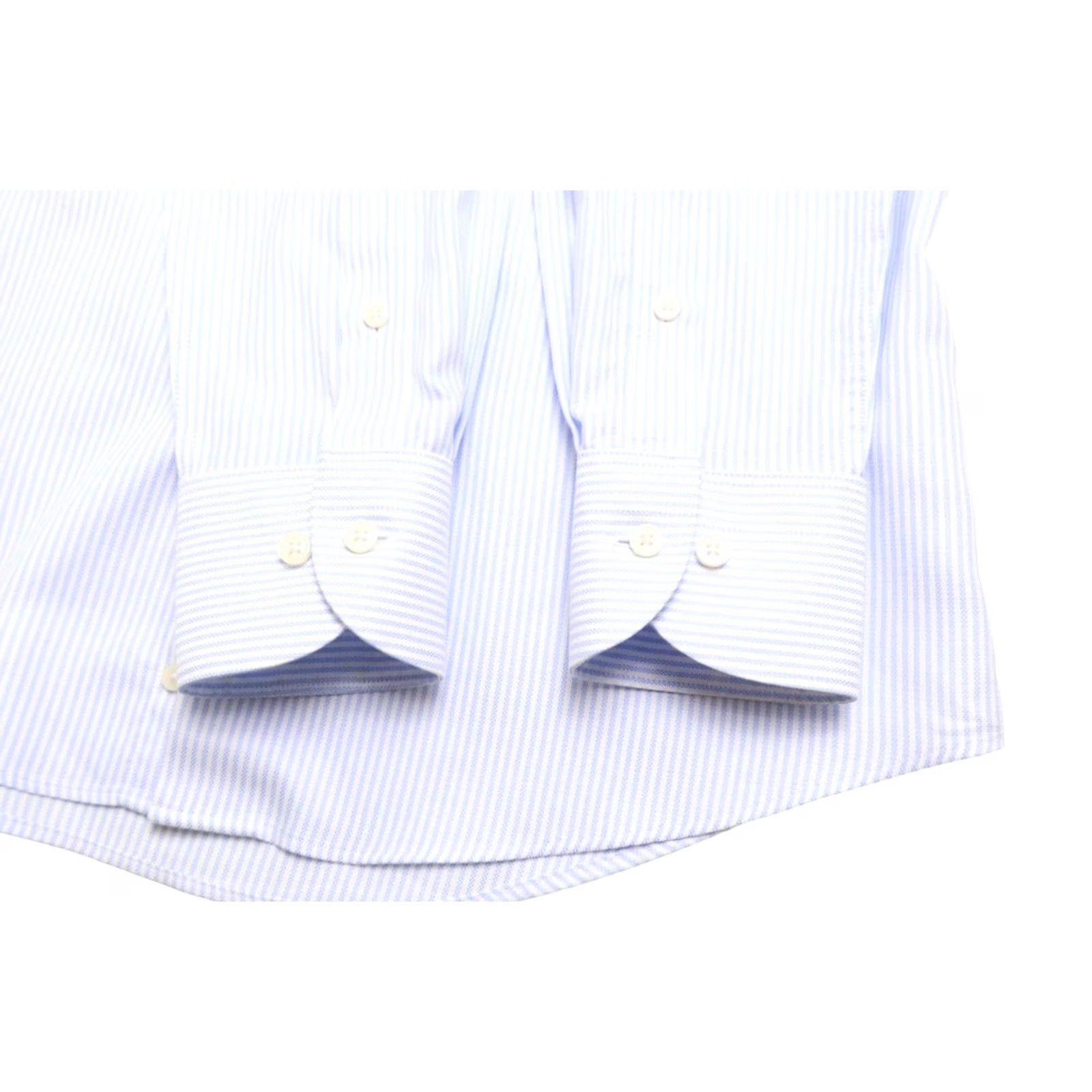 Suitsupply Suitsupply Try On Extra Slim Fit Formal Shirt Men's 37 / 14 1/2 Pinstriped Blue Shirt Size 36R - 5 Thumbnail