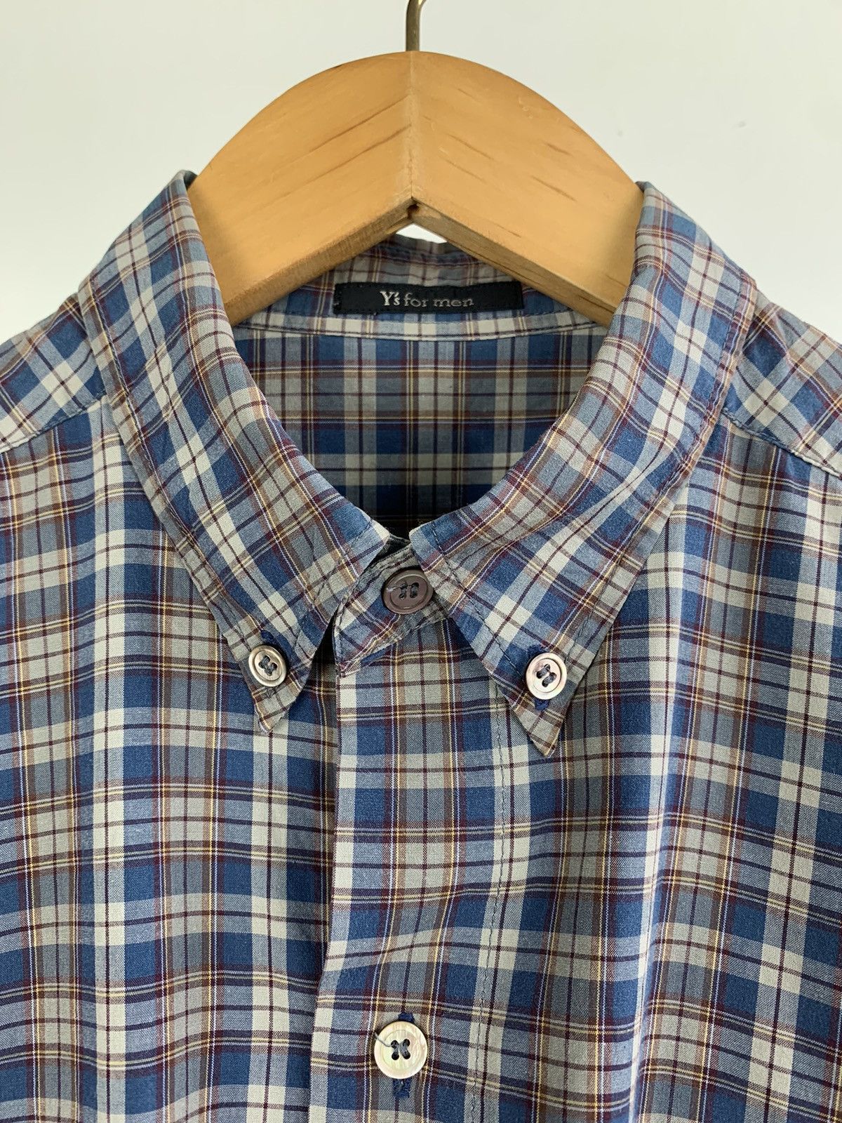 Y's for Men Y's for Men by Yohji Yamamoto Oversized Plaid Button Shirt Size US L / EU 52-54 / 3 - 2 Thumbnail