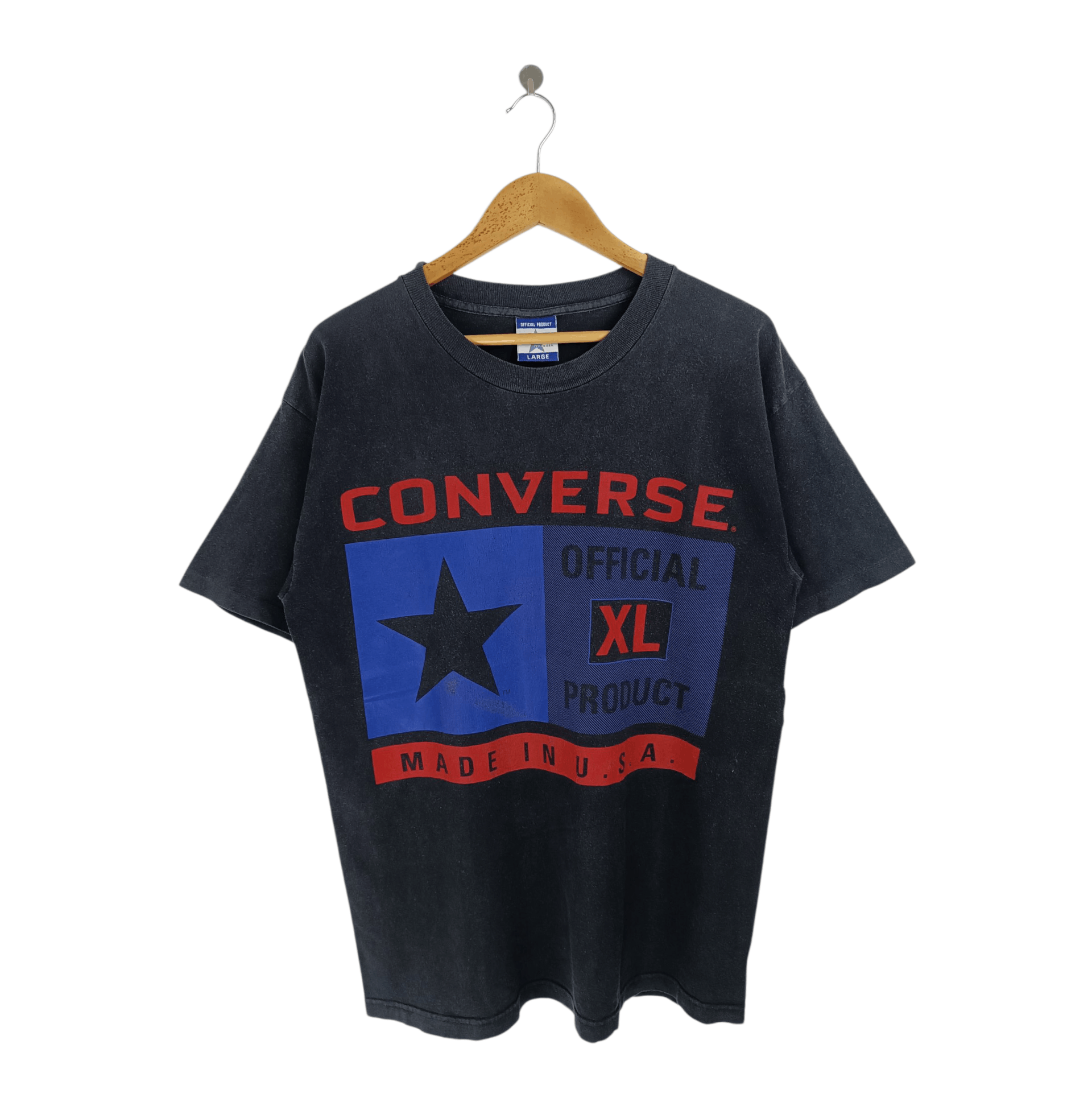 Converse VINTAGE 90'S CONVERSE MADE IN USA FADED TEE VERY RARE Size US L / EU 52-54 / 3 - 1 Thumbnail