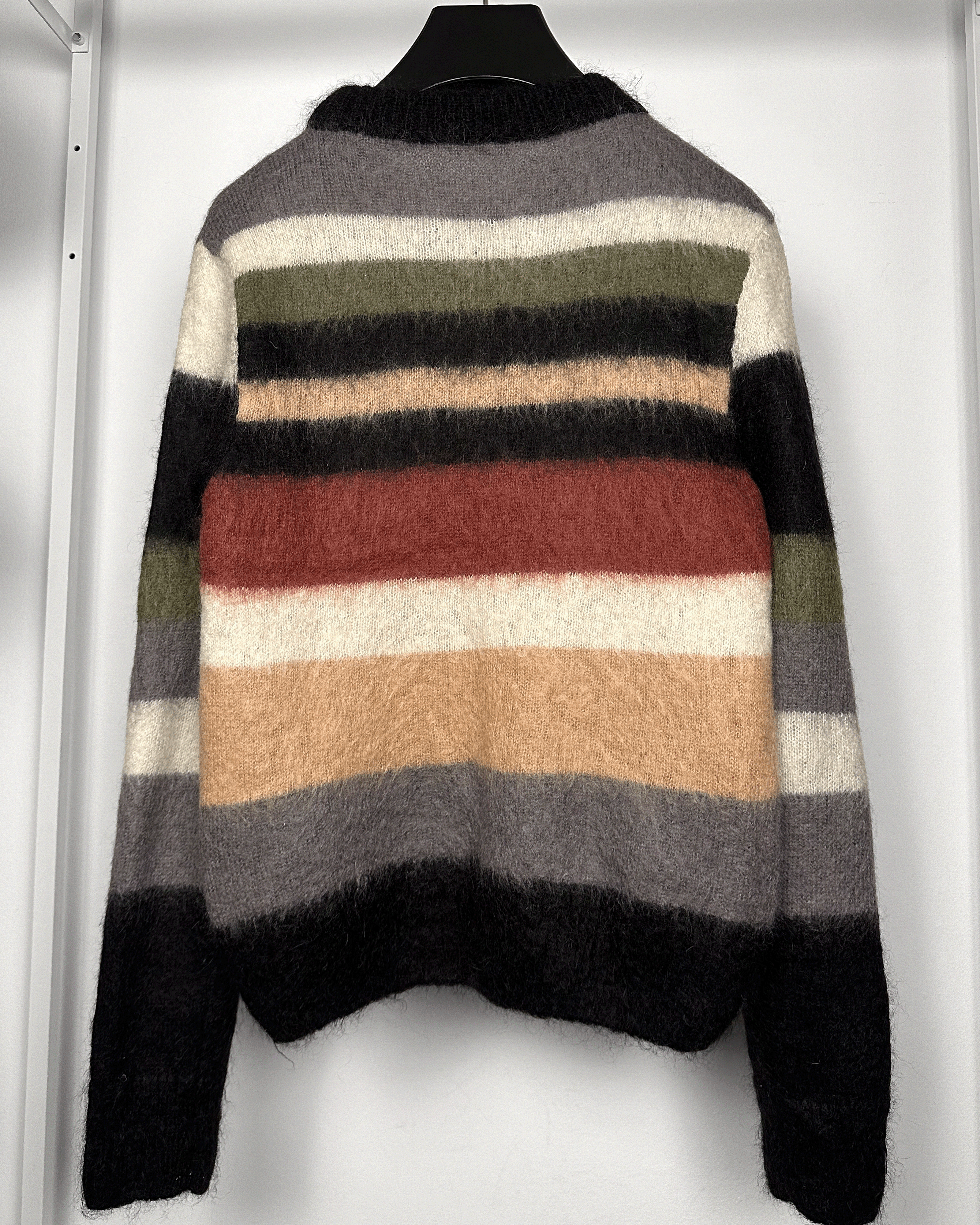 Saint Laurent Paris Saint Laurent Striped Mohair Johnny Rotten Sweater Size US M / EU 48-50 / 2 - 6 Thumbnail