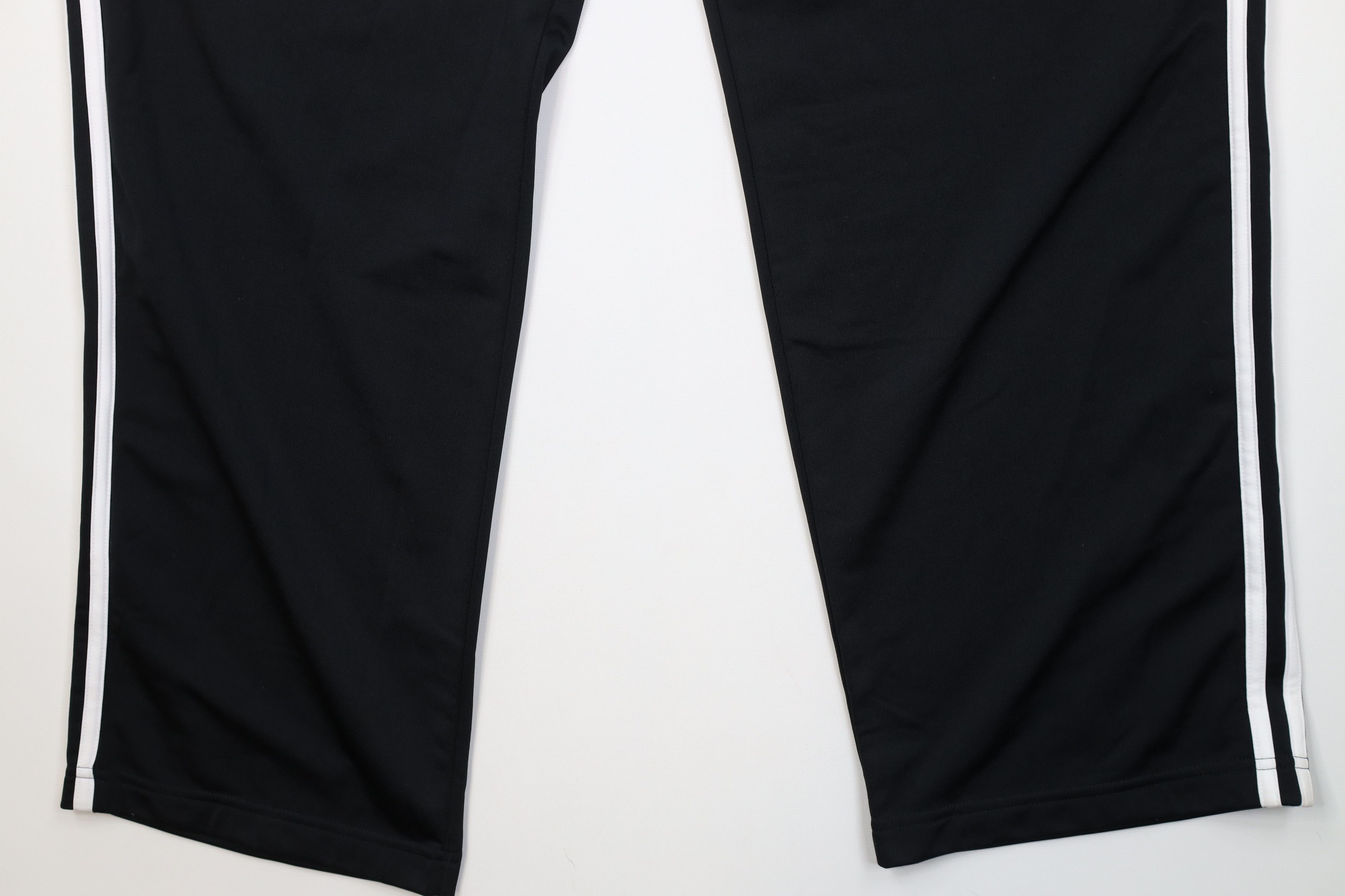 Adidas Vintage Y2K Adidas Striped Wide Leg Sweatpants Pants Black Size US 40 / EU 56 - 4 Thumbnail