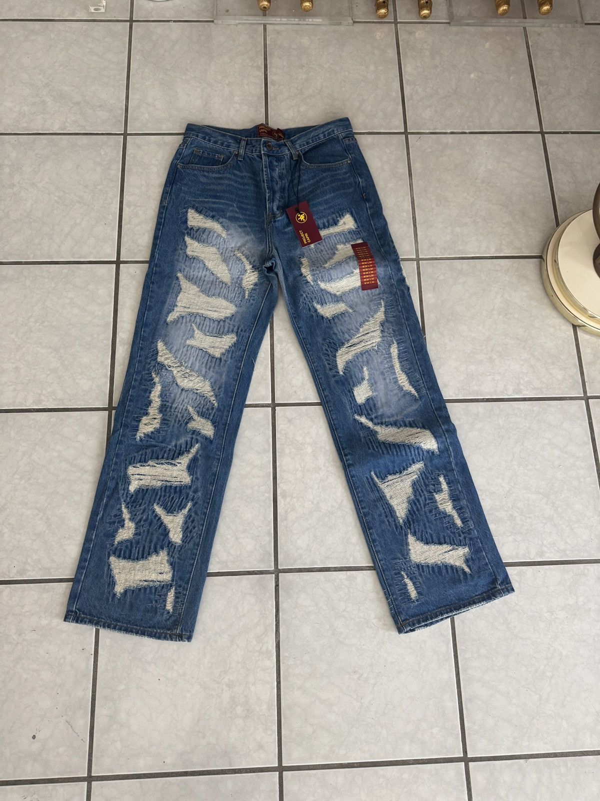 Other Project Capri “CAPRI DISTRESSED DENIM” Size US 34 / EU 50 - 1 Thumbnail