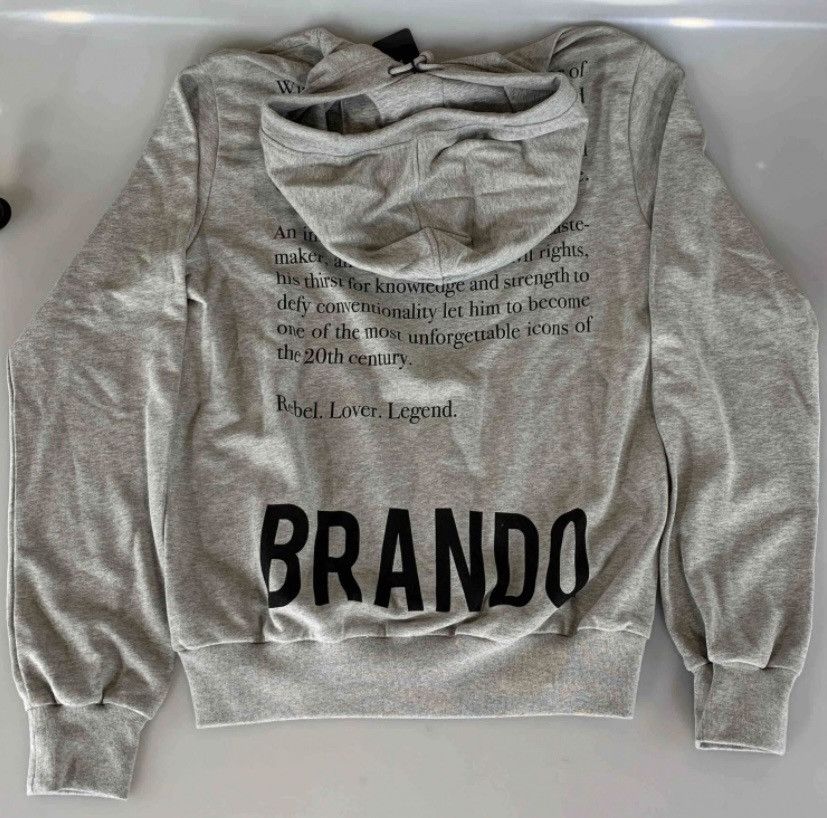 Dolce & Gabbana Dolce and Gabbana 🇮🇹 x Icons Marlon Brando Grey LE Hoodie NWT Size US L / EU 52-54 / 3 - 9 Thumbnail