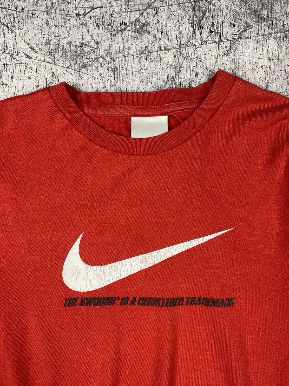Nike × Vintage Vintage Nike Swoosh Drill T Shirt Size M Size US M / EU 48-50 / 2 - 5 Thumbnail