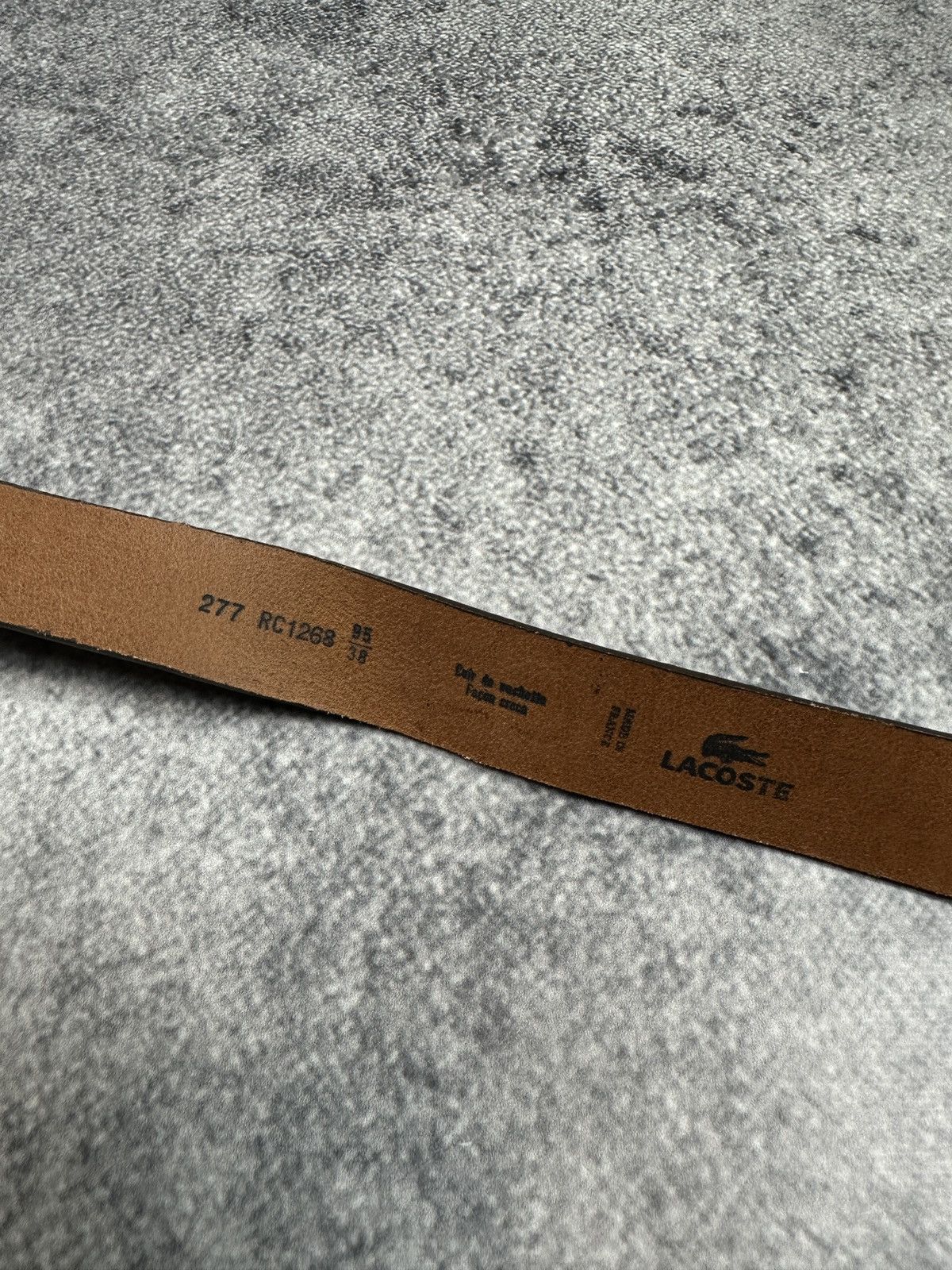Lacoste Vintage Lacoste Belts Streetwear Style USA Crocodile Skin Size ONE SIZE - 4 Thumbnail