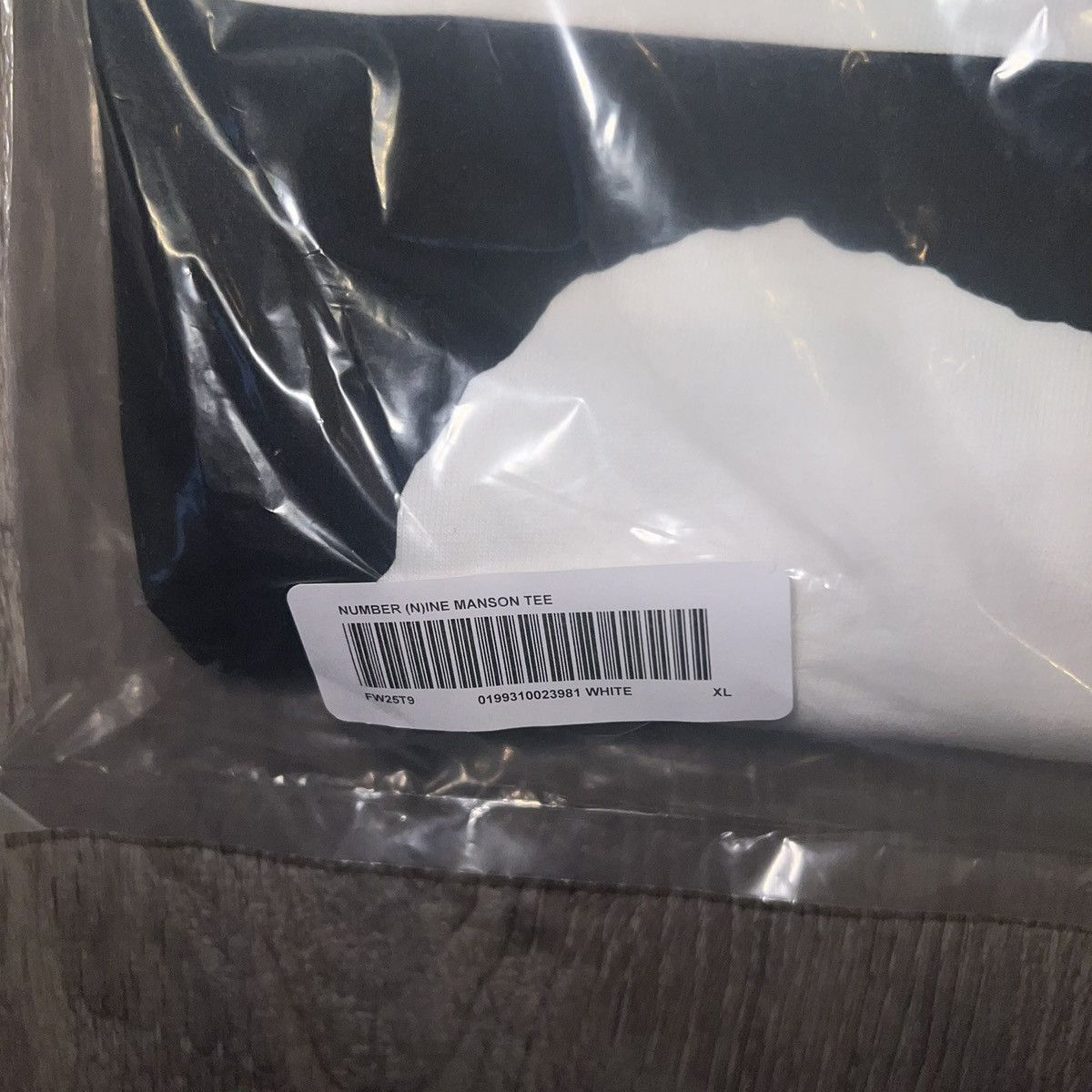 Number (N)ine × Supreme Supreme Number Nine Manson Tee White Size: XL Size US XL / EU 56 / 4 - 5 Thumbnail