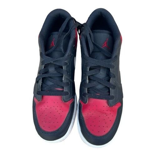 Jordan Brand Air Jordan 1 Low Bred Toe Shoes Size 6.5Y Black/Red/White Le Size US 6.5 / EU 39-40 - 2 Thumbnail