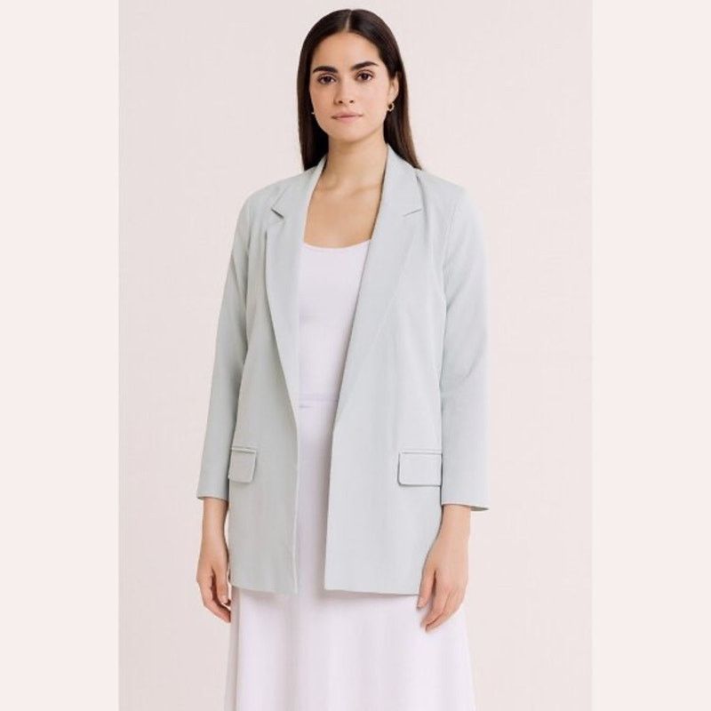 Allsaints All Saints Aleida Lightweight tri open blazer light green 6 Size M / US 6-8 / IT 42-44 - 1 Thumbnail