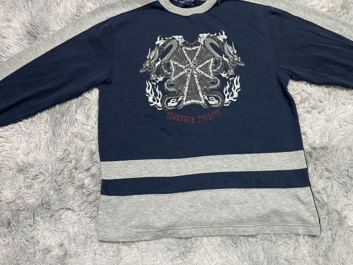 Japanese Brand 2000s THREE GUNS CROSS DRAGON DESIGN RARE Size US M / EU 48-50 / 2 - 5 Thumbnail