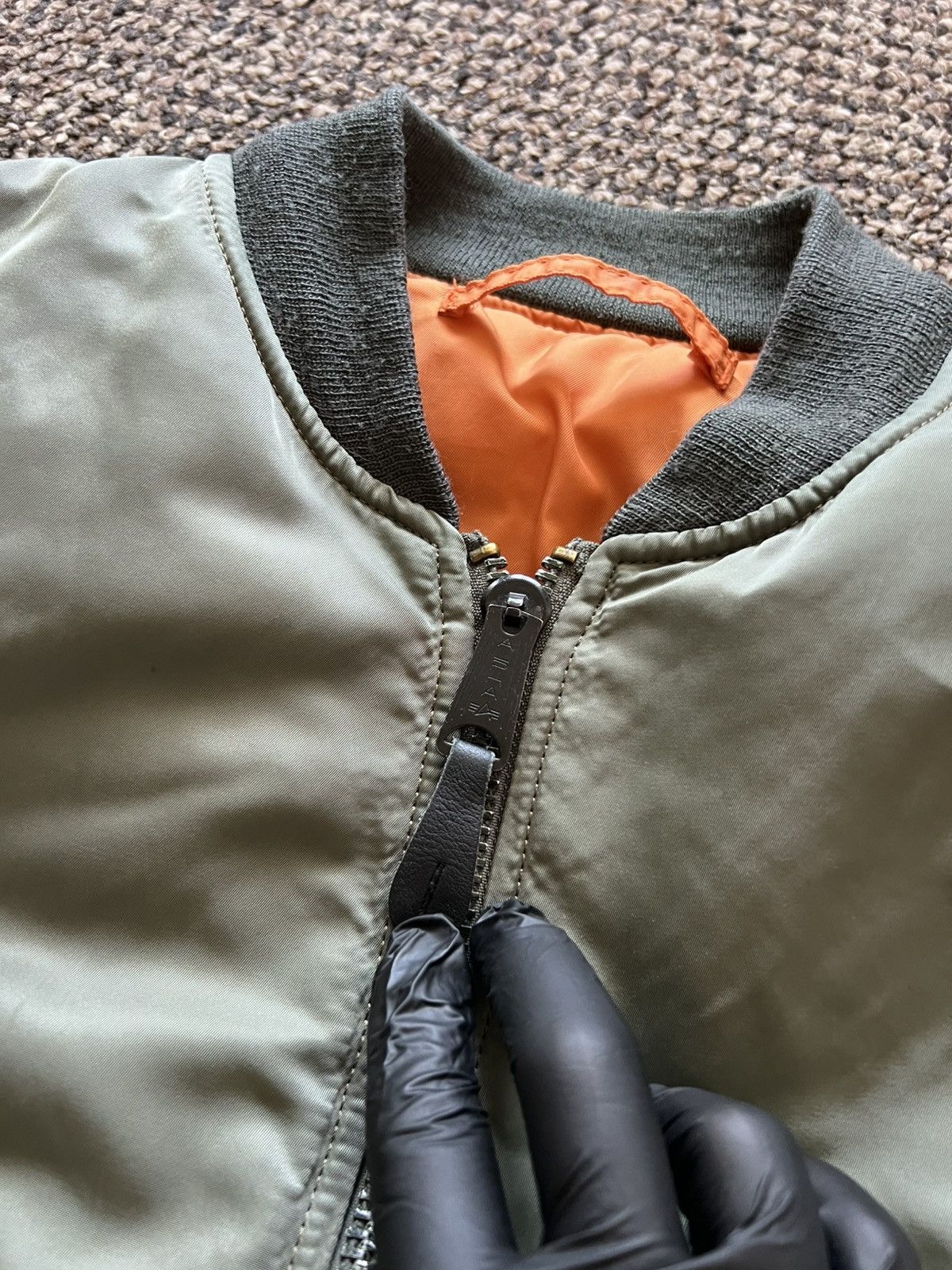 Alpha Industries Vintage Alpha Industries USAF MA-1 Reversible Bomber Jacket Size US M / EU 48-50 / 2 - 10 Thumbnail