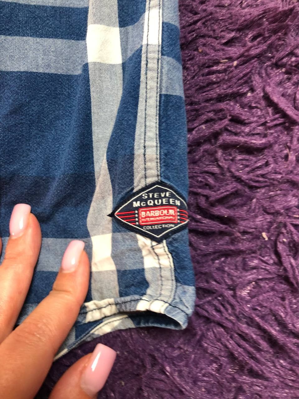 Barbour × Vintage Barbour international Steve McQueen checkered shirts butto Size US L / EU 52-54 / 3 - 7 Thumbnail