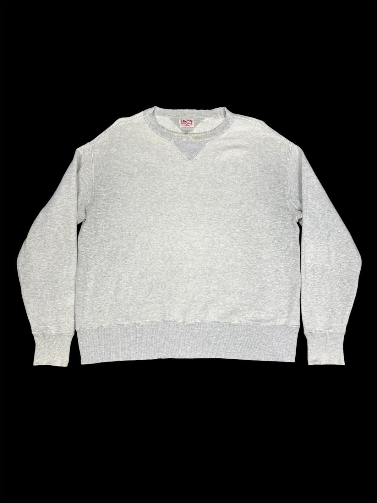 The Real McCoy's Vintage Distressed Real Mccoy’s Crewneck Sweatshirt Size US L / EU 52-54 / 3 - 1 Thumbnail