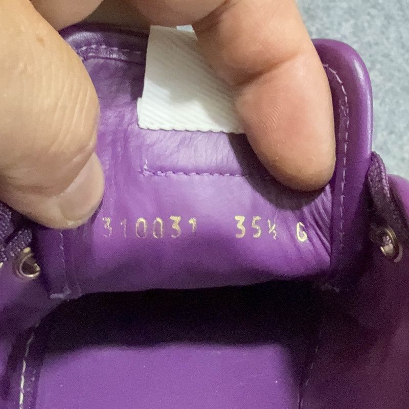 Gucci Gucci Purple Print Sneakers -2508 Size US 5.5 / EU 38 - 5 Thumbnail