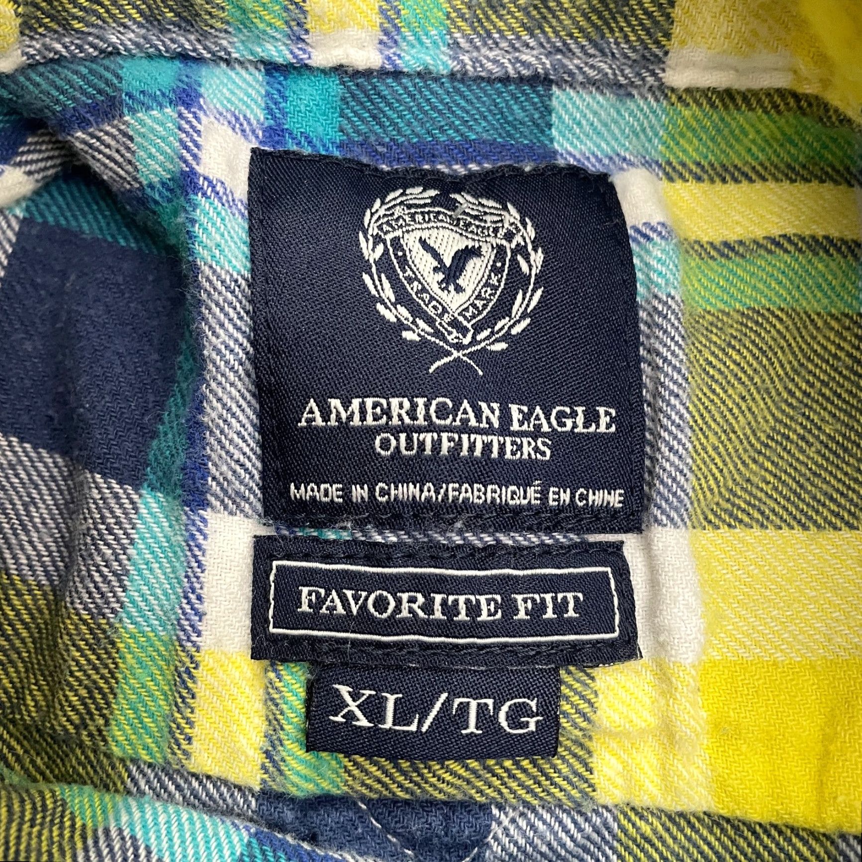 American Eagle Outfitters American Eagle Outfitters Flannel Shirt Women XL Multicolor Plaid Favorite Fit Button-Up Casual Lightweight Size XL / US 12-14 / IT 48-50 - 5 Thumbnail