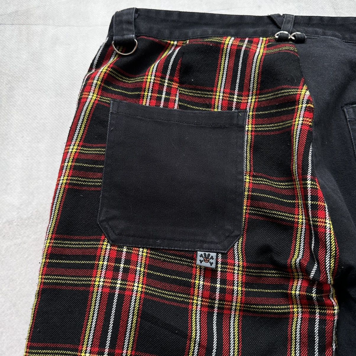 If Six Was Nine × Seditionaries × Tripp NYC Japan Punk Zipper Checkered Pants Gothic Emo Mad Punks Vibe Size 30" / US 8 / IT 44 - 12 Thumbnail