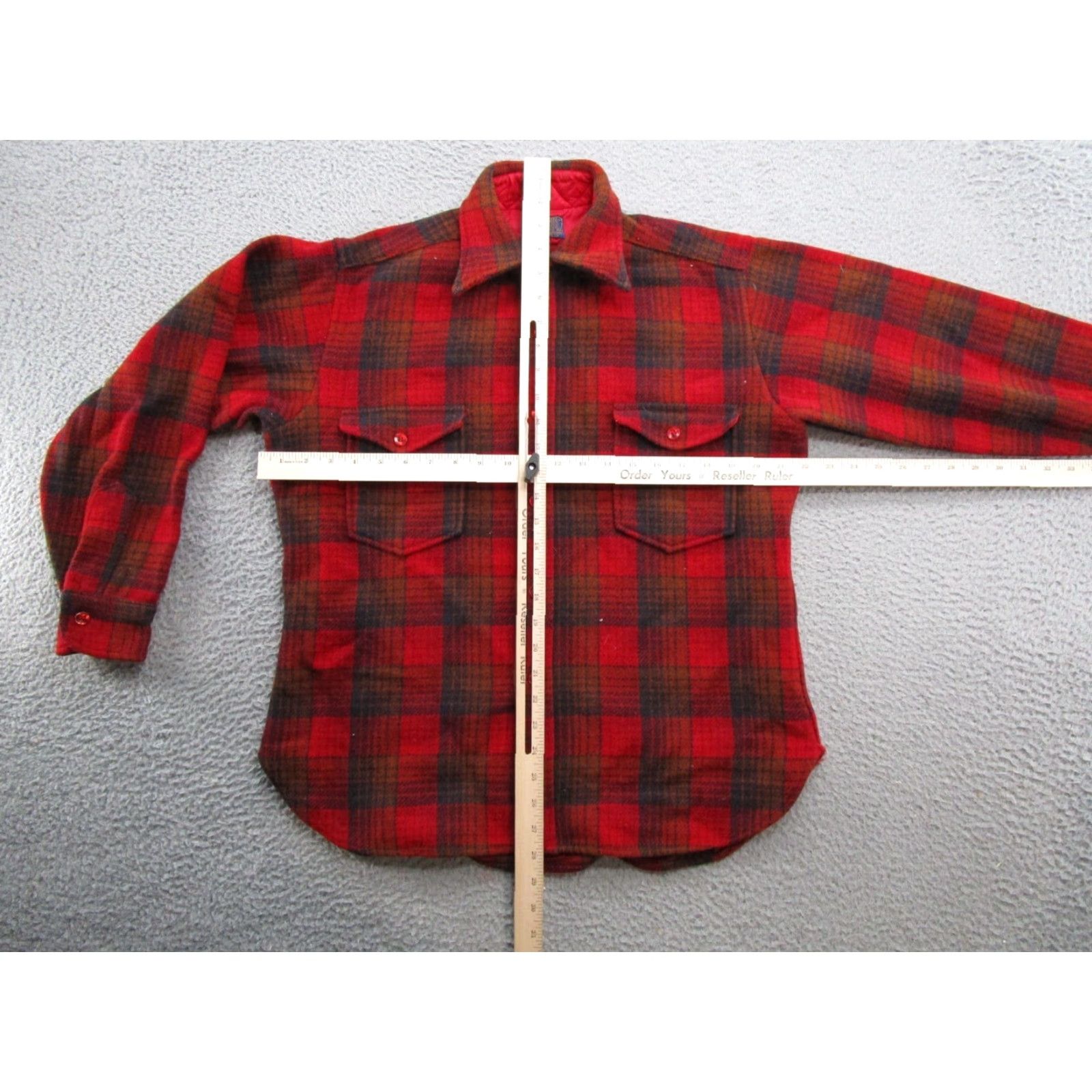 Pendleton VINTAGE Pendleton Wool Jacket Shirt Shacket Plaid Mens Size L Outdoors Camping Size US L / EU 52-54 / 3 - 3 Thumbnail