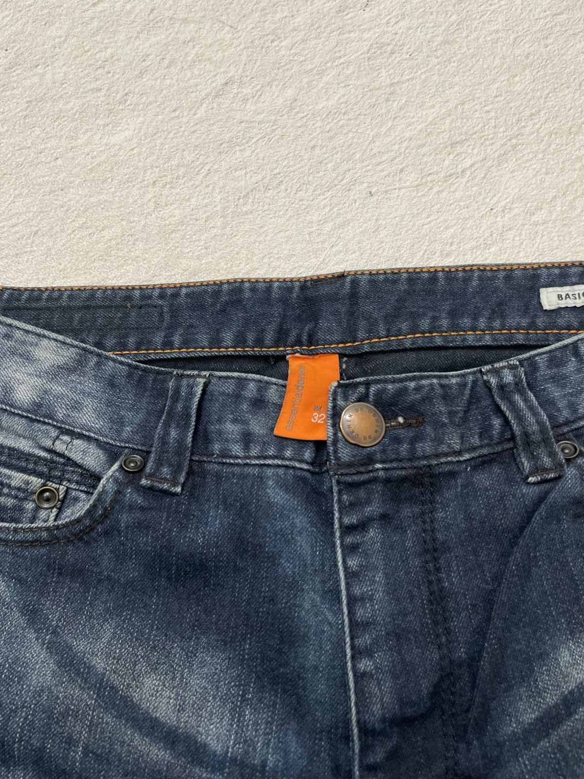 Hysteric Glamour 2000s Vintage Acid Washed Blue Denim Y2K Size US 32 / EU 48 - 4 Thumbnail