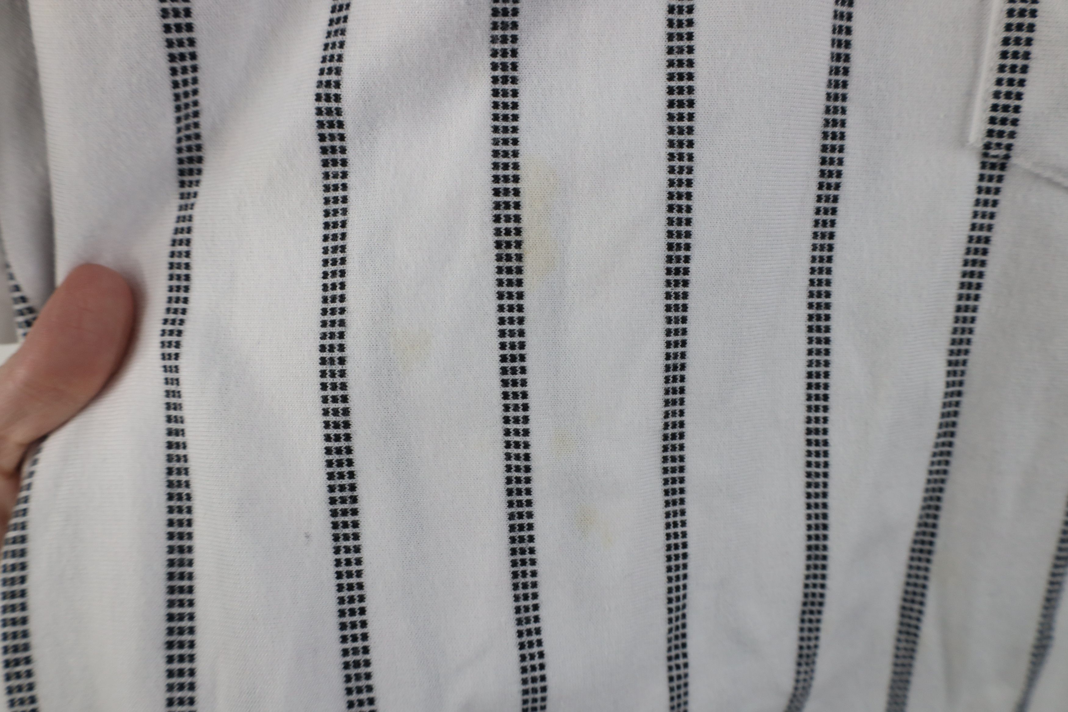 Vintage Vintage 90s Streetwear Striped Pullover Polo Shirt Mafia Size US XXL / EU 58 / 5 - 7 Thumbnail