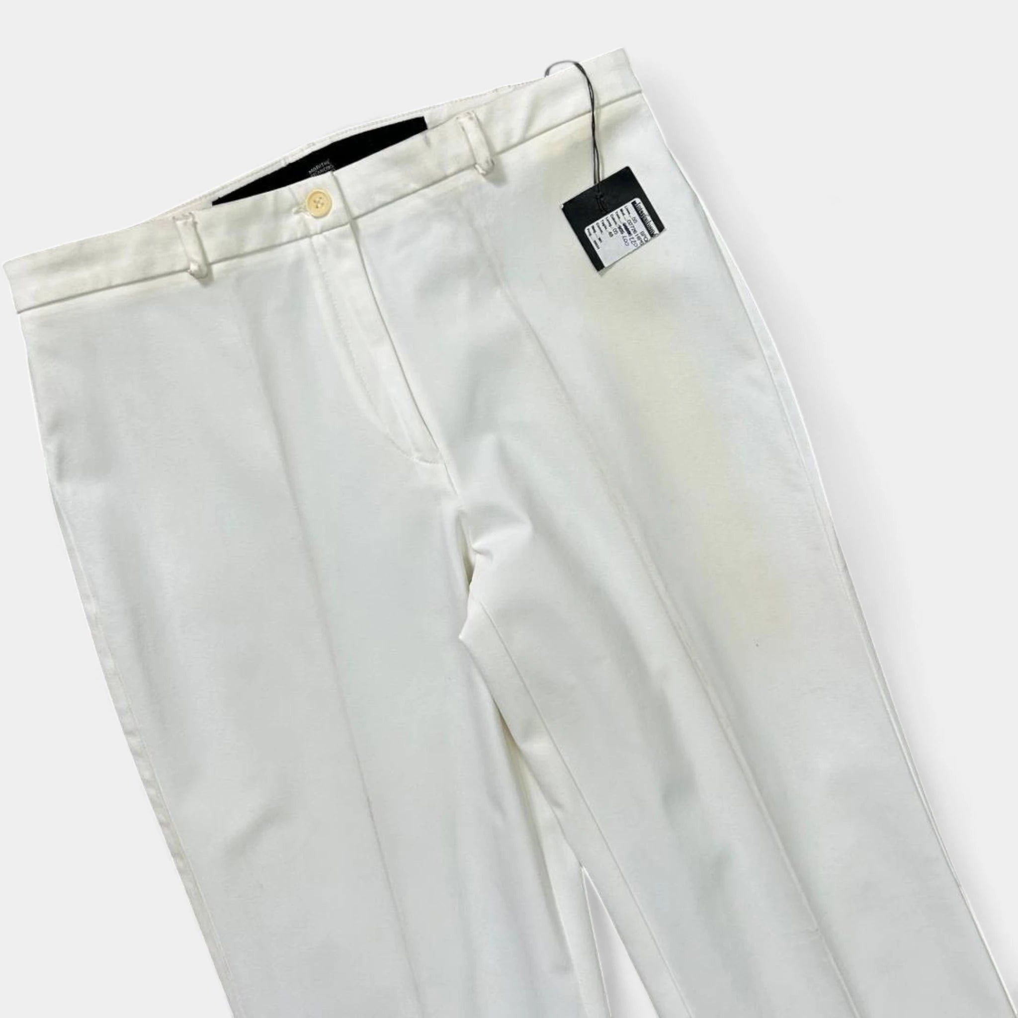 Marithe + Francois Girbaud Marithé + François Girbaud White Straight Leg Pants Size 27" / US 4 / IT 40 - 2 Thumbnail