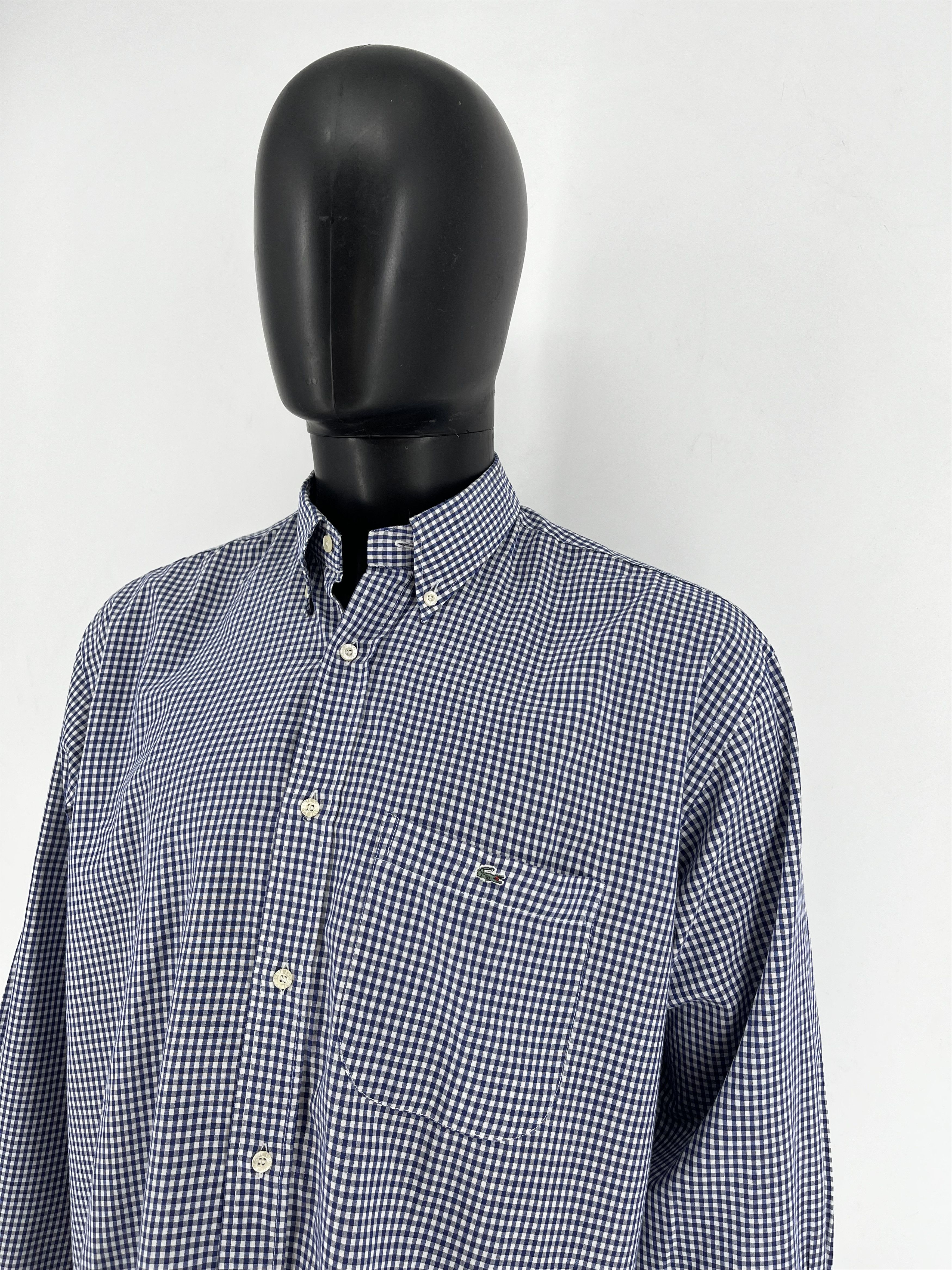 Lacoste Lacoste Long Sleeve Button Down Shirt Plaid Collared Size US M / EU 48-50 / 2 - 7 Thumbnail