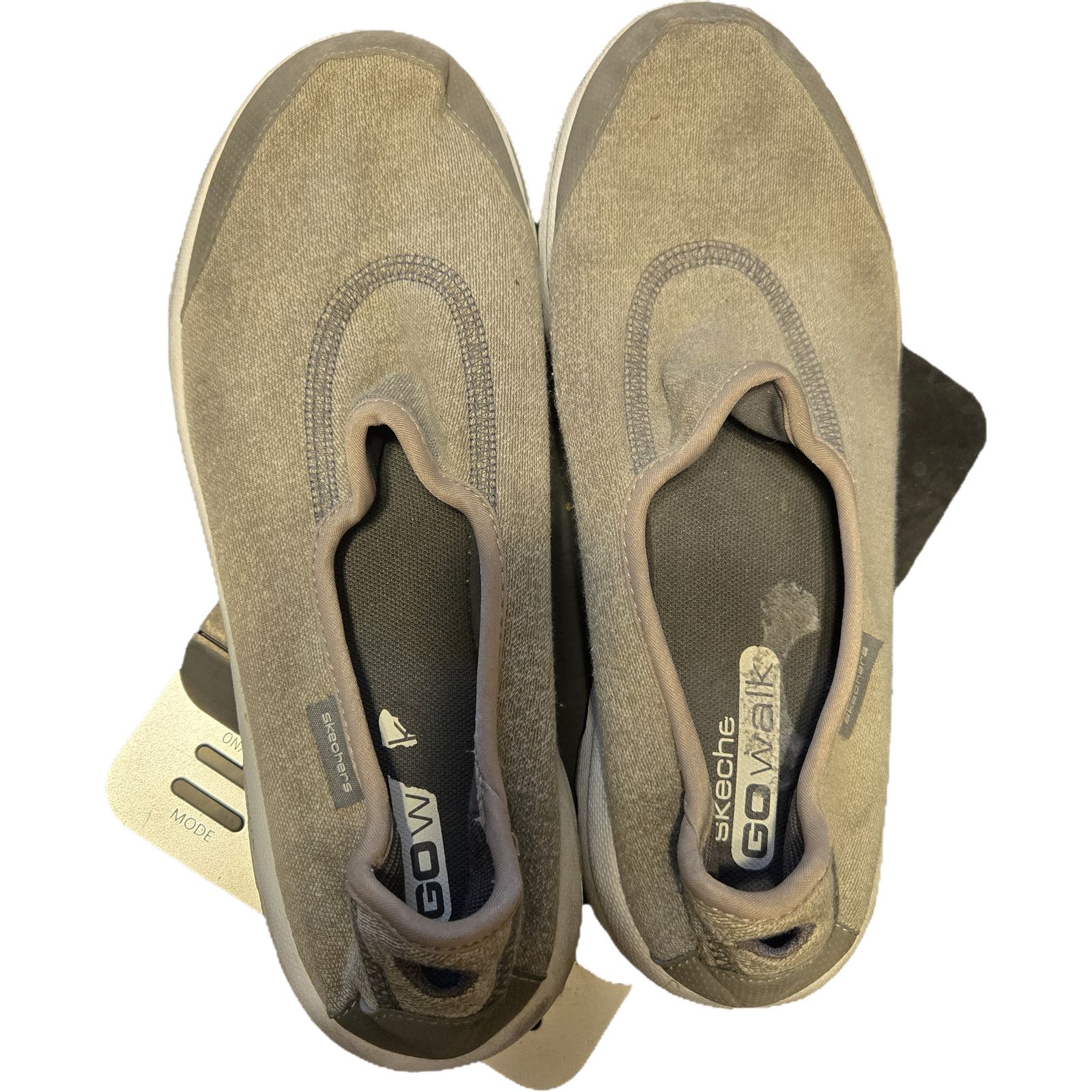 SKECHERS Skechers Women Go Walk Gray Textile Slip-On Walking Shoes 8 Size US 8 / IT 38 - 5 Thumbnail