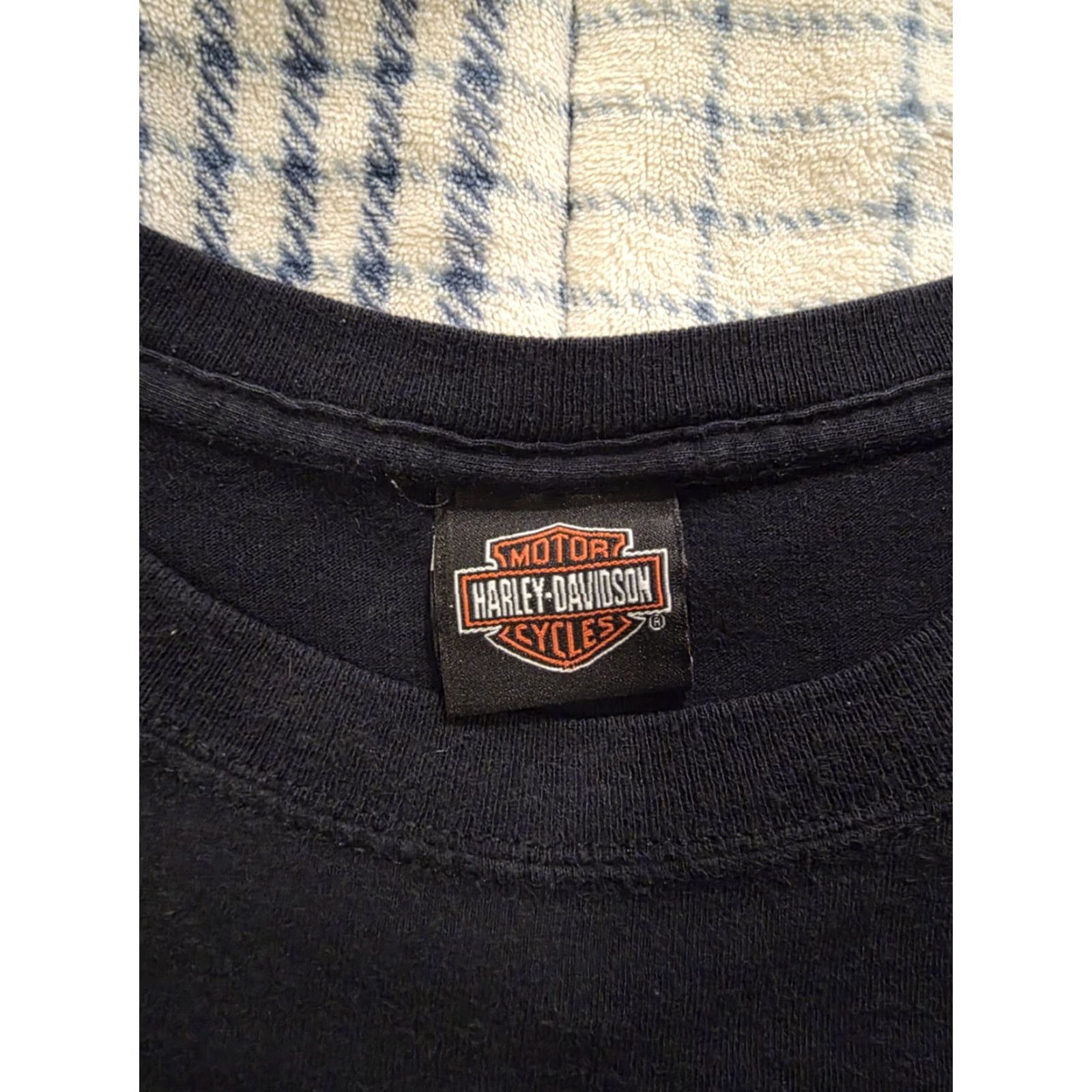 Harley Davidson Harley-Davidson Skull & Chevron Spellout T Shirt Double Sided Black Men 3XL Shirt Mens Short Sleeve Crew Neck Graphic Print Cotton 3XL Size US XXL / EU 58 / 5 - 4 Thumbnail