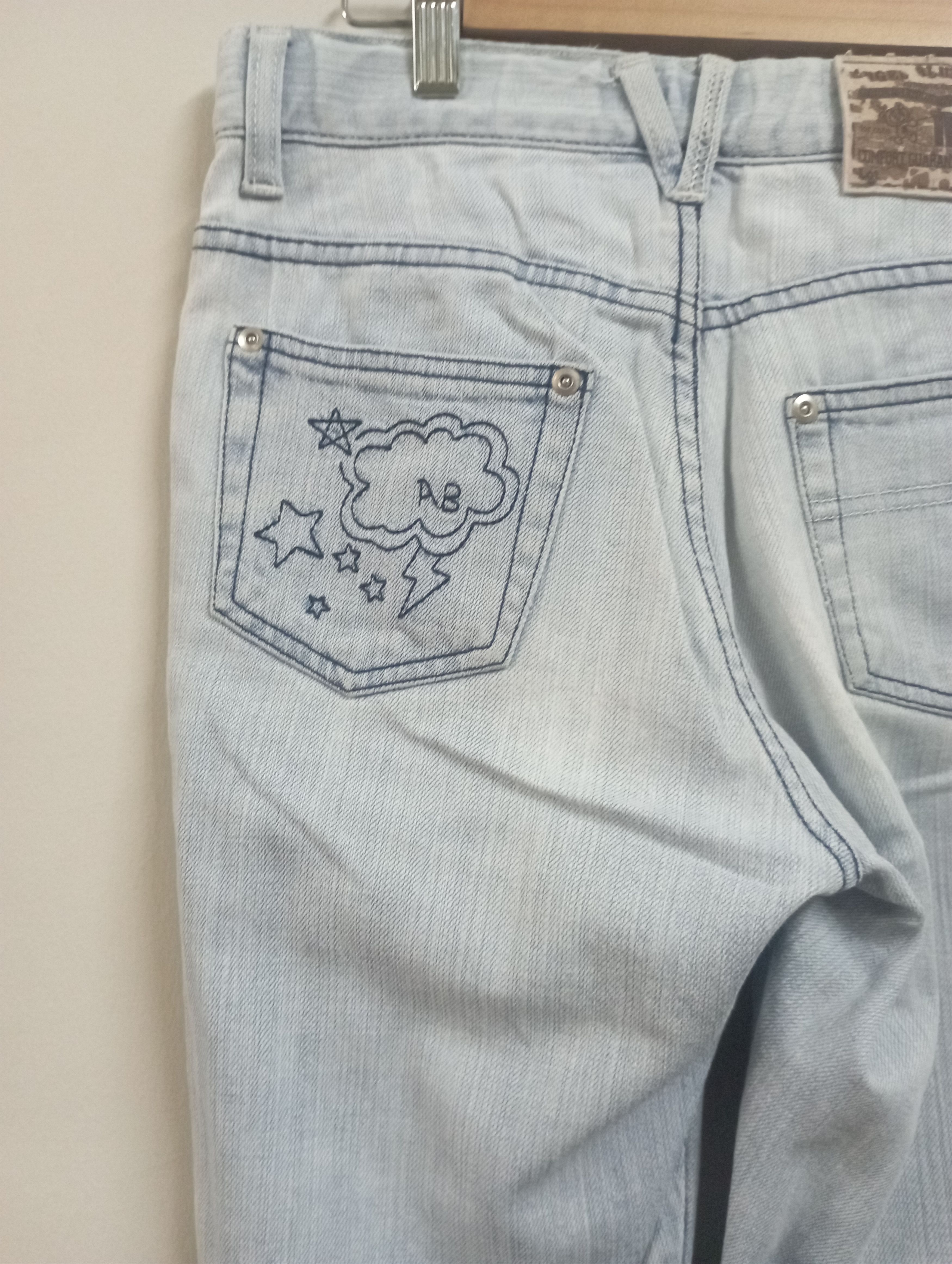 Angel Blue Vintage Embroidered Pop & Cute Angel Blue Jeans Size US 28 / EU 44 - 11 Thumbnail