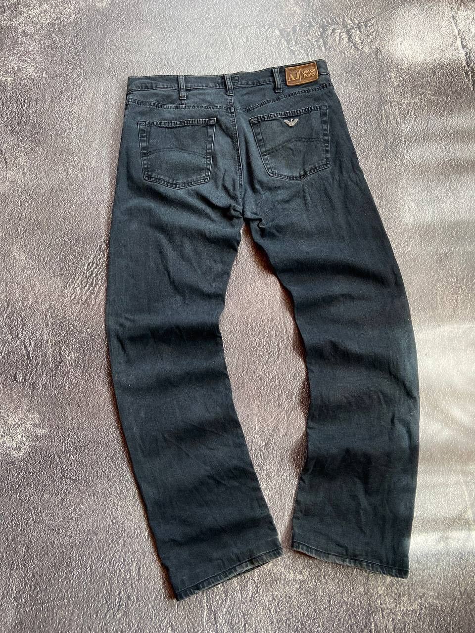 Armani Vintage Armani metal logo denim pants Size US 36 / EU 52 - 1 Thumbnail
