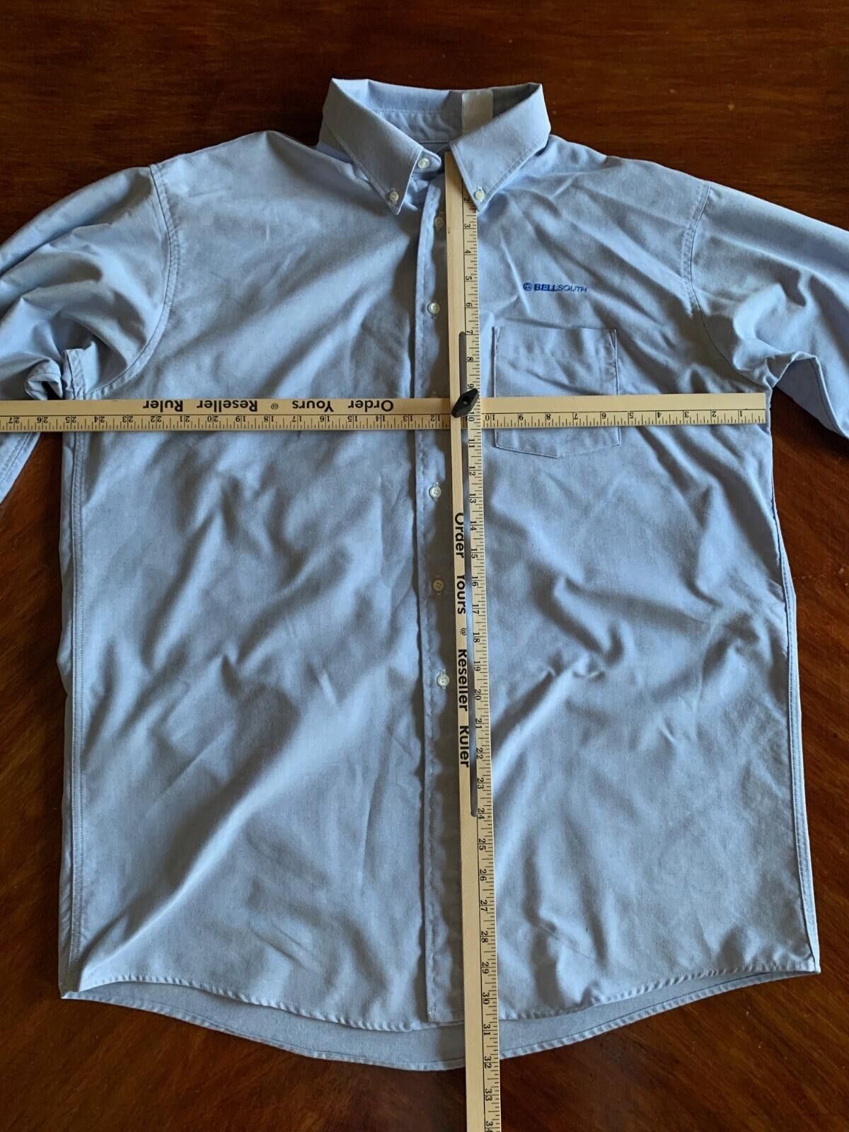 Other BellSouth XL Men's Light Blue Long Sleeve Button Up Shirt Size US XL / EU 56 / 4 - 3 Thumbnail