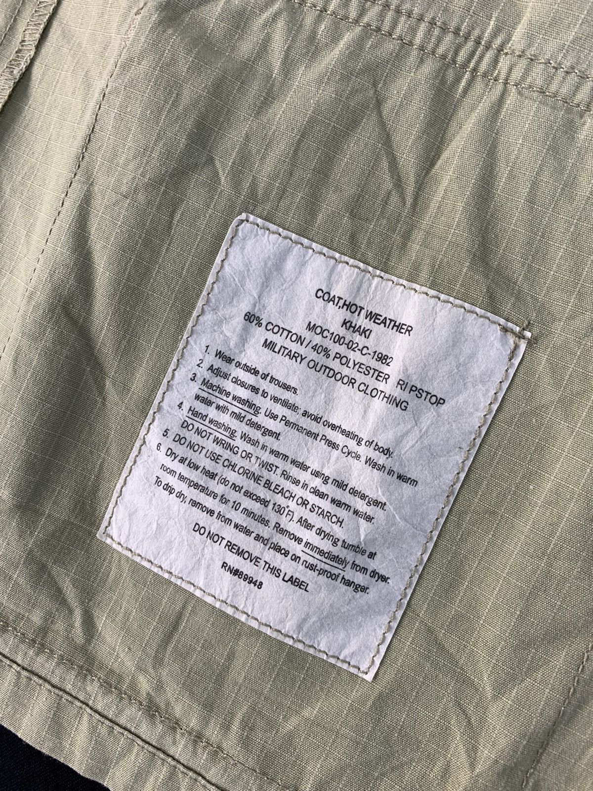 Uniform Wares 90s American Military Uniform Combat Army Chore Jacket Size US M / EU 48-50 / 2 - 7 Thumbnail