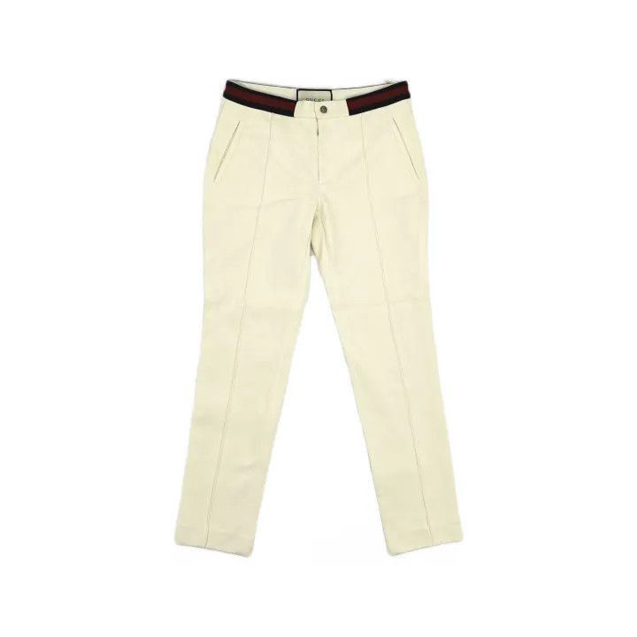 Gucci Gucci Gucci Striped Elastic Waist Straight Casual Pants -2 Size US 26 / EU 42 - 1 Thumbnail