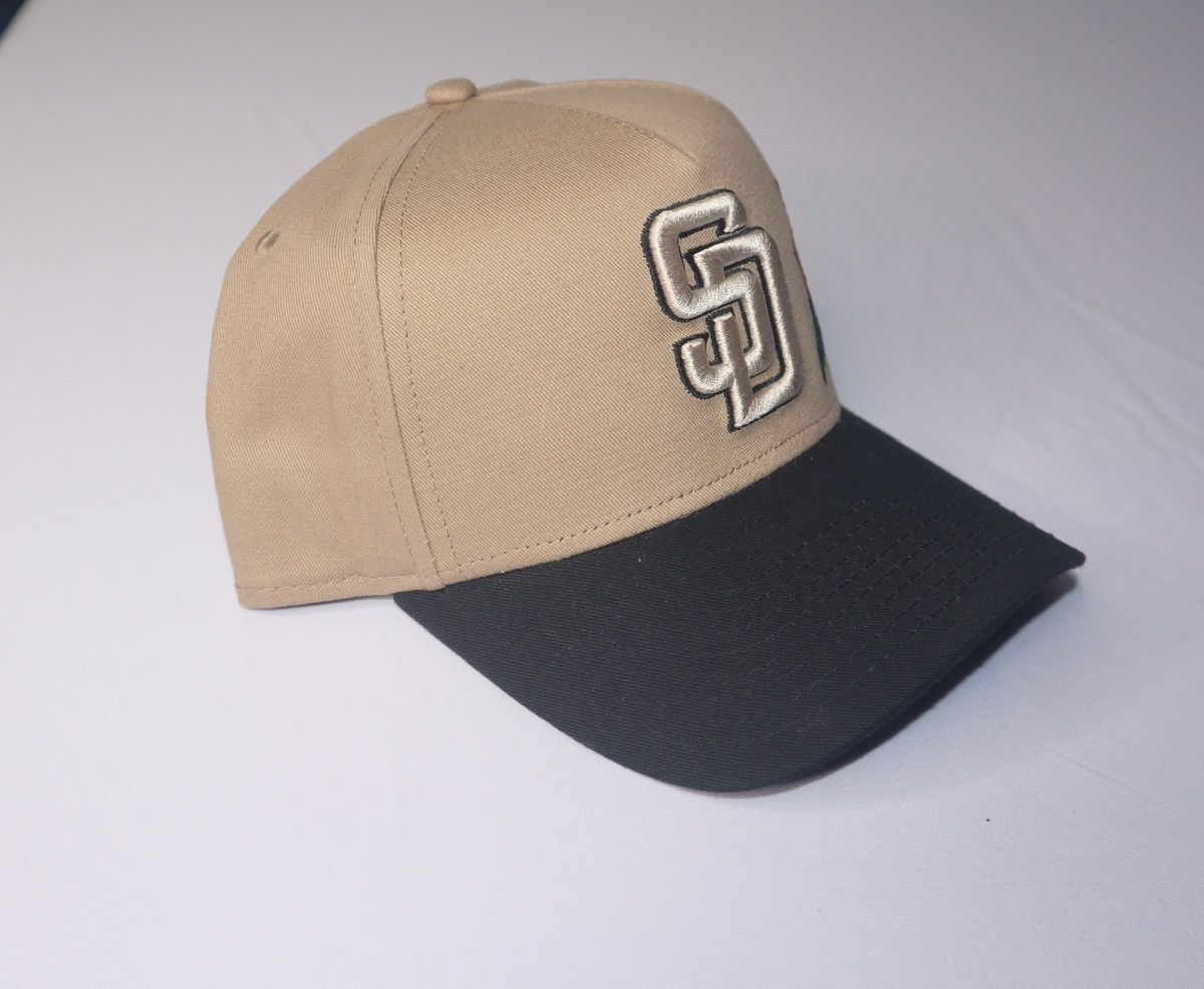 New Era San Diego Padres Roses A-Frame Snapback Hat Size ONE SIZE - 3 Thumbnail