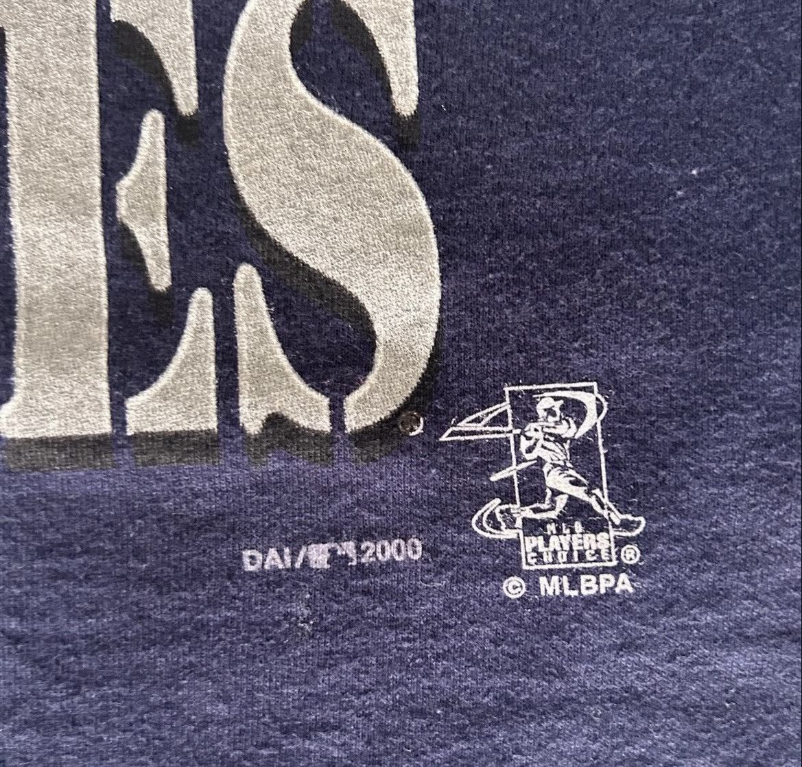 Tultex 2000 David Justice New York Yankees MLB graphic tee Size US XL / EU 56 / 4 - 3 Thumbnail