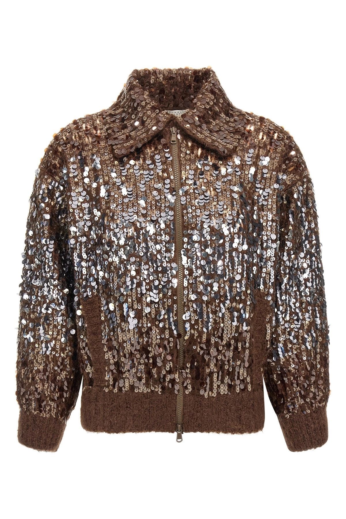Brunello Cucinelli 'Dazzling Croc Embroidery' Cardigan | Grailed
