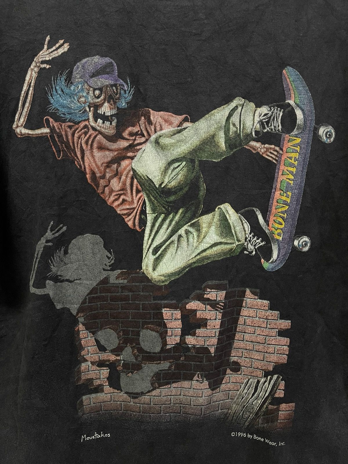 Vintage Vintage 90s Bone Man🔥🔥🔥 Size US L / EU 52-54 / 3 - 6 Thumbnail