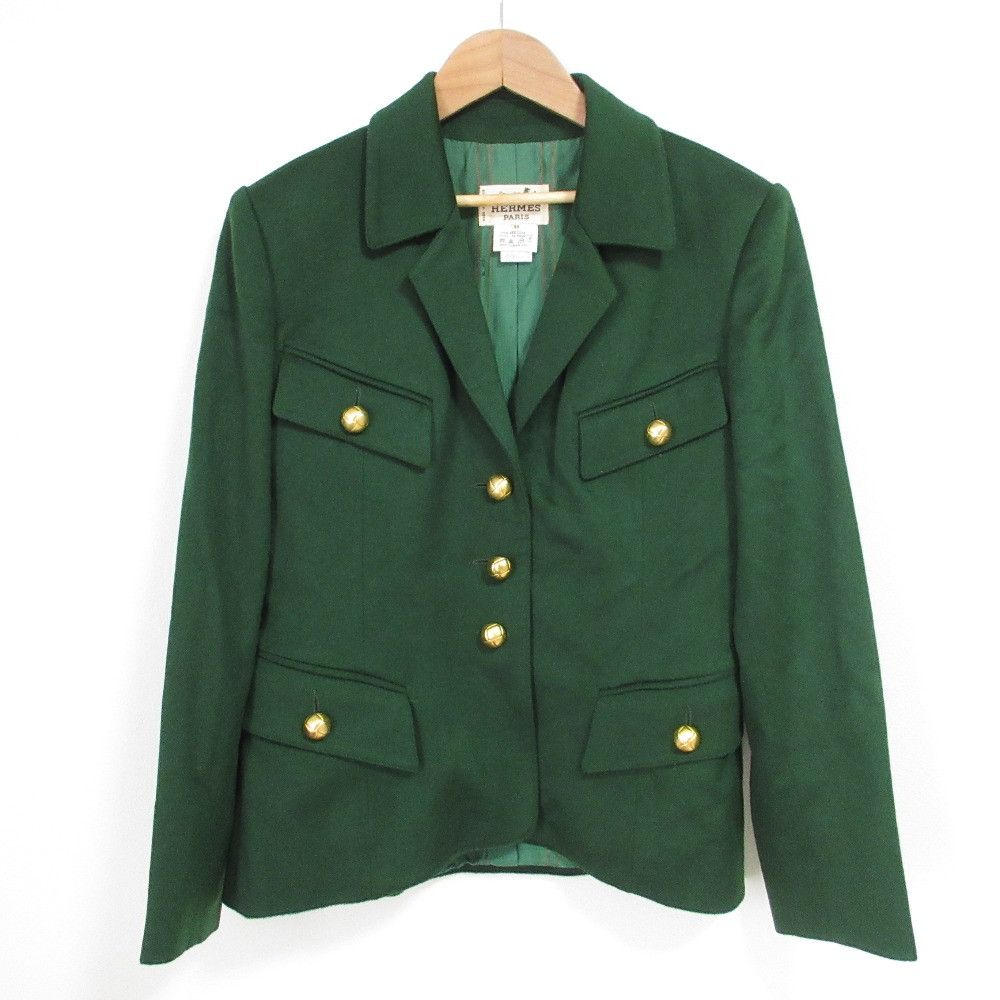 Hermes Hermes Hermès Wool Jacket 40 Cotton Outerwear DUTY FREE for USA Size ONE SIZE - 1 Thumbnail