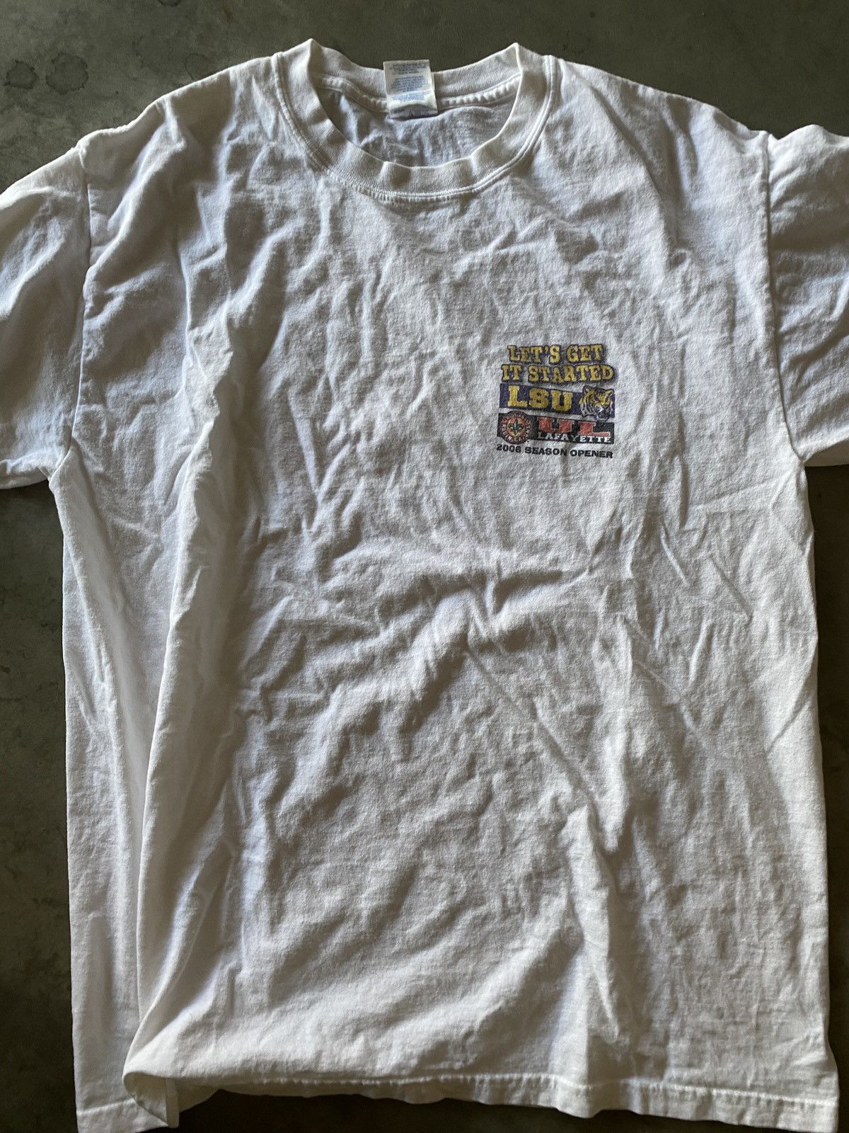 Vintage Vintage LSU Football Tee Size US L / EU 52-54 / 3 - 3 Thumbnail