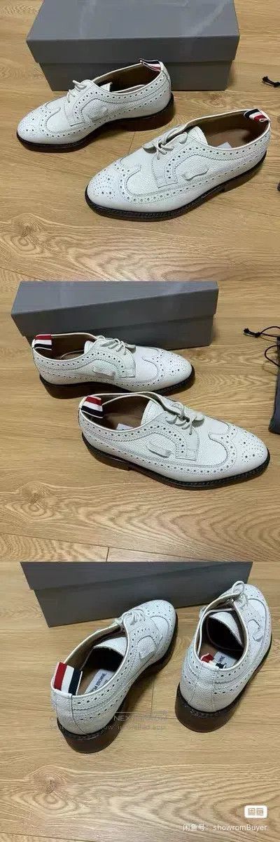 Thom Browne Thom Browne Wooden sole colorful ribbon leather shoes Size US 5.5 / IT 35.5 - 6 Thumbnail
