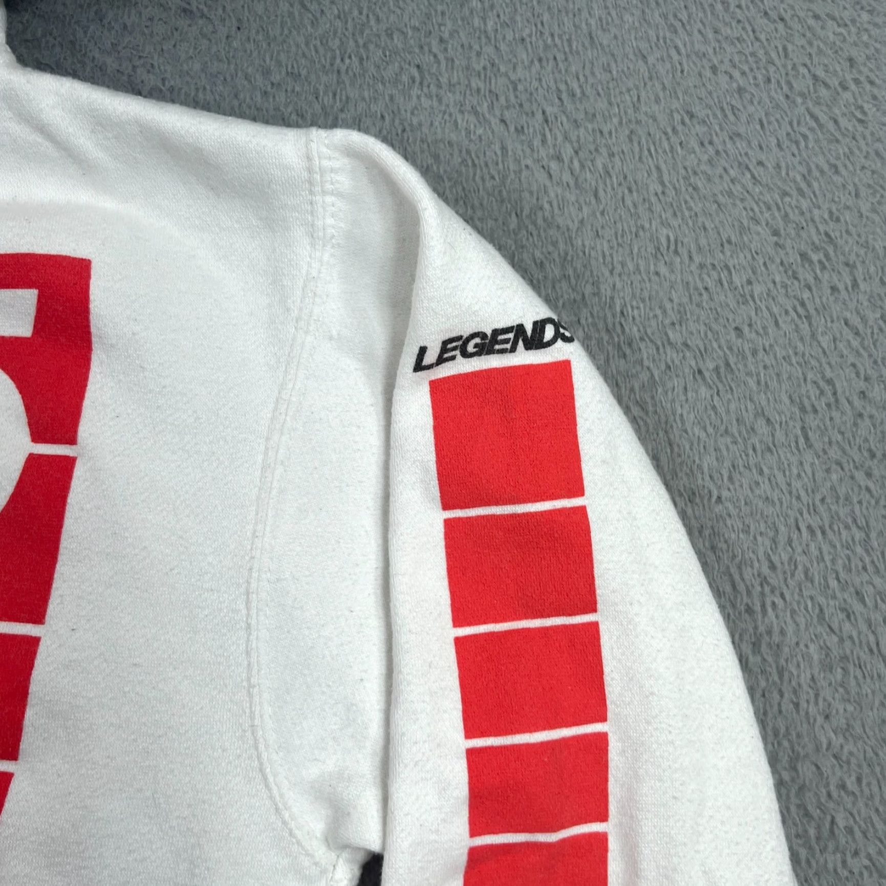 Vintage Street Legends Hoodie Mens Medium White Street Legends Tkyo Hoodie Pullover Hooded Pockets Graphic Print Size US M / EU 48-50 / 2 - 6 Thumbnail