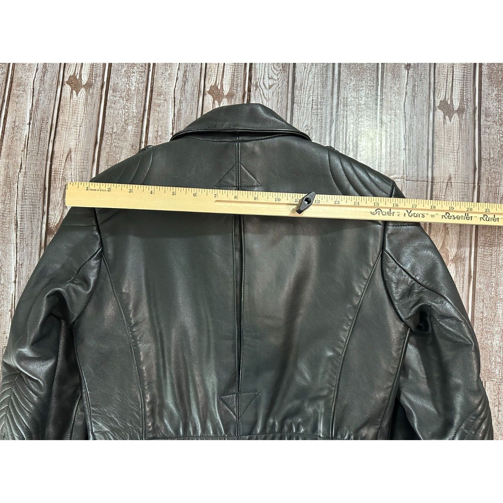 Schott Schott Biker Riders Leather Jacket color Black size 8 Size M / US 6-8 / IT 42-44 - 8 Thumbnail