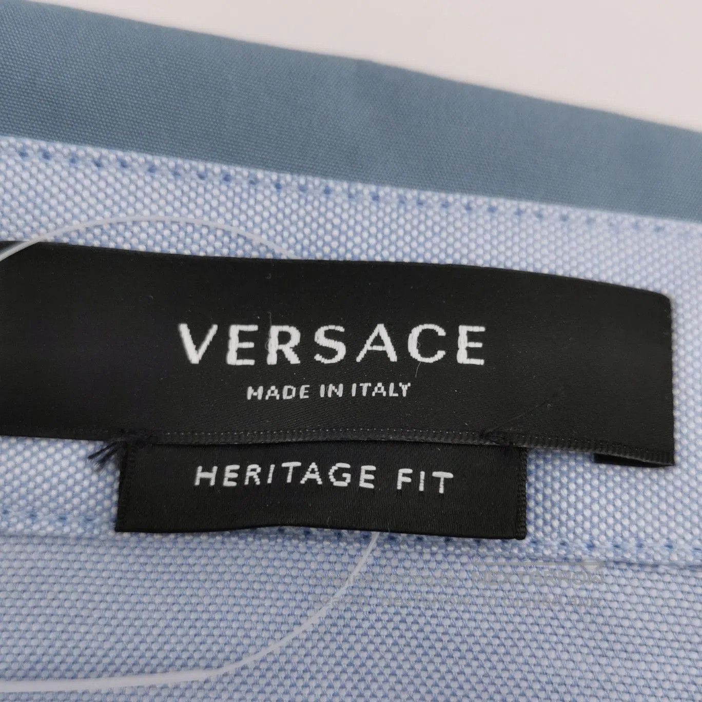 Versace Versace Colorblock Logo Collar Cotton Shirt M. Size US L / EU 52-54 / 3 - 5 Thumbnail