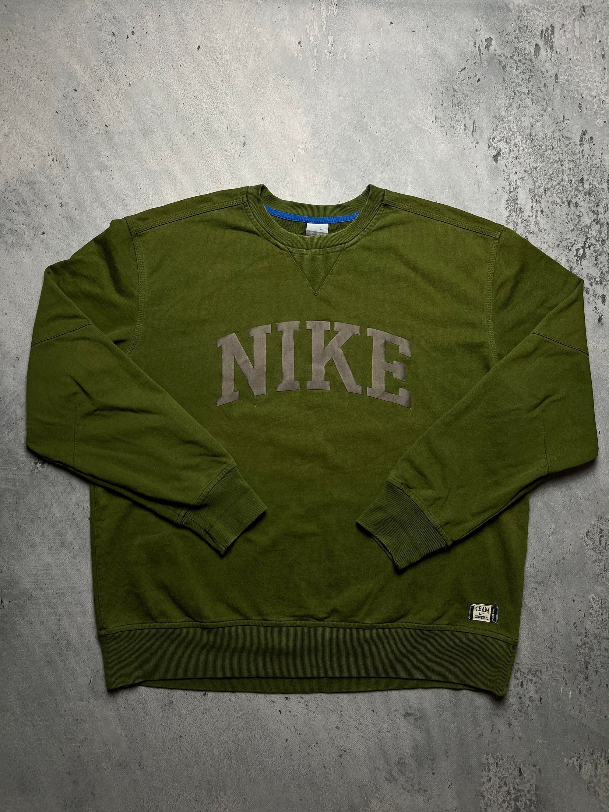 Nike Vintage Crewneck Nike boxy center swoosh y2k fits logo USA Size US XXL / EU 58 / 5 - 1 Thumbnail