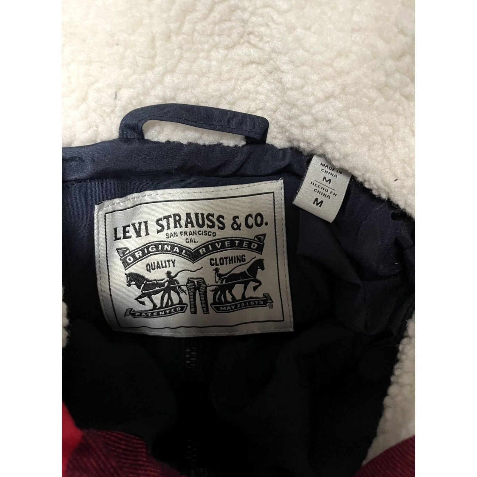 Levi's LEVI'S SHERPA LINED JACKET Medium Mens Multicolor Puffer Jacket Lined Regular Fit Size M MSRP 225 Size US M / EU 48-50 / 2 - 3 Thumbnail