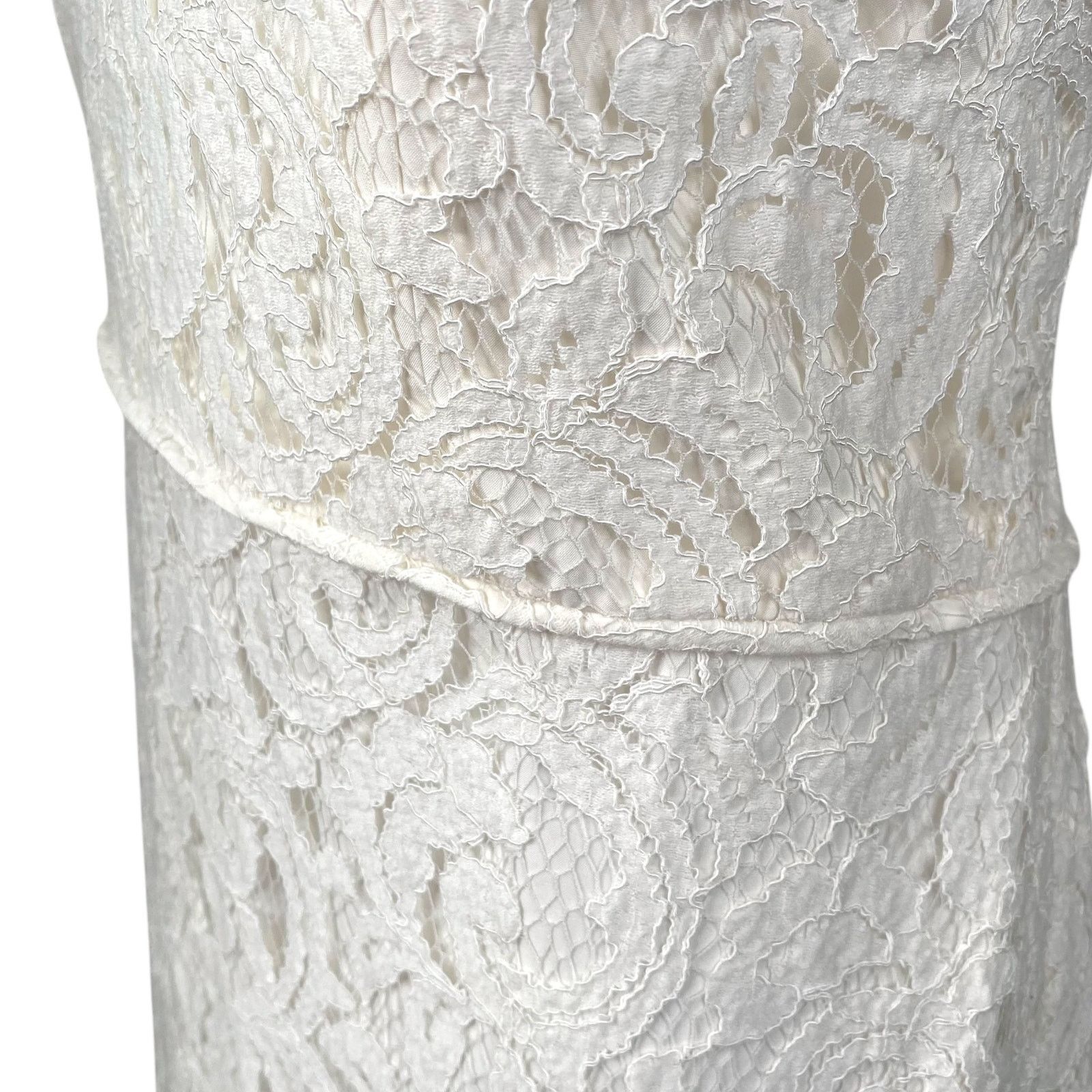 J.Crew J.Crew Pamela Ivory Lace Bridal Wedding Gown Dress SZ 20 Size 3XL / US 20-22 - 7 Thumbnail