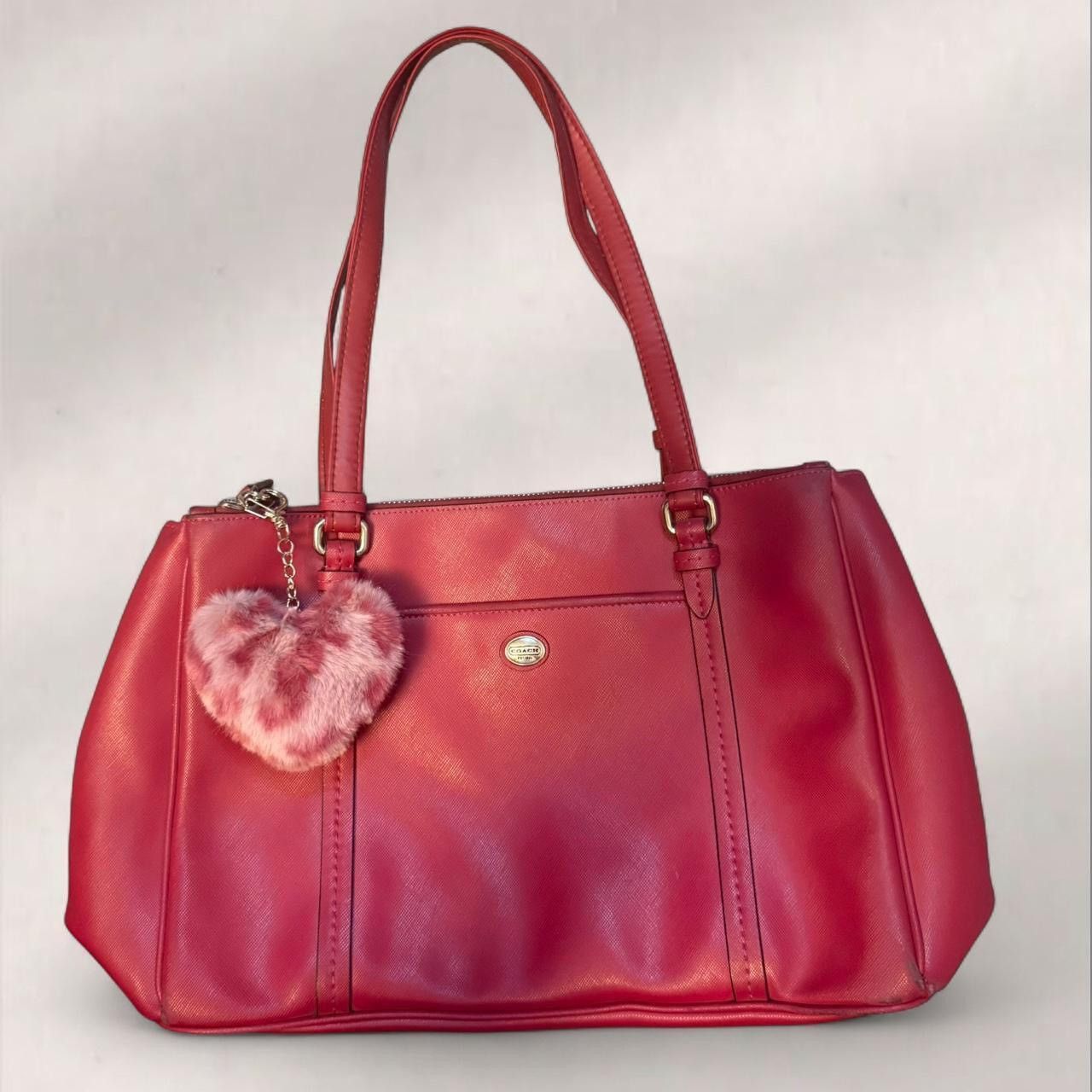 Coach Vintage Red Pink Coach Shoulder Bag Y2K Classic Size ONE SIZE - 1 Thumbnail