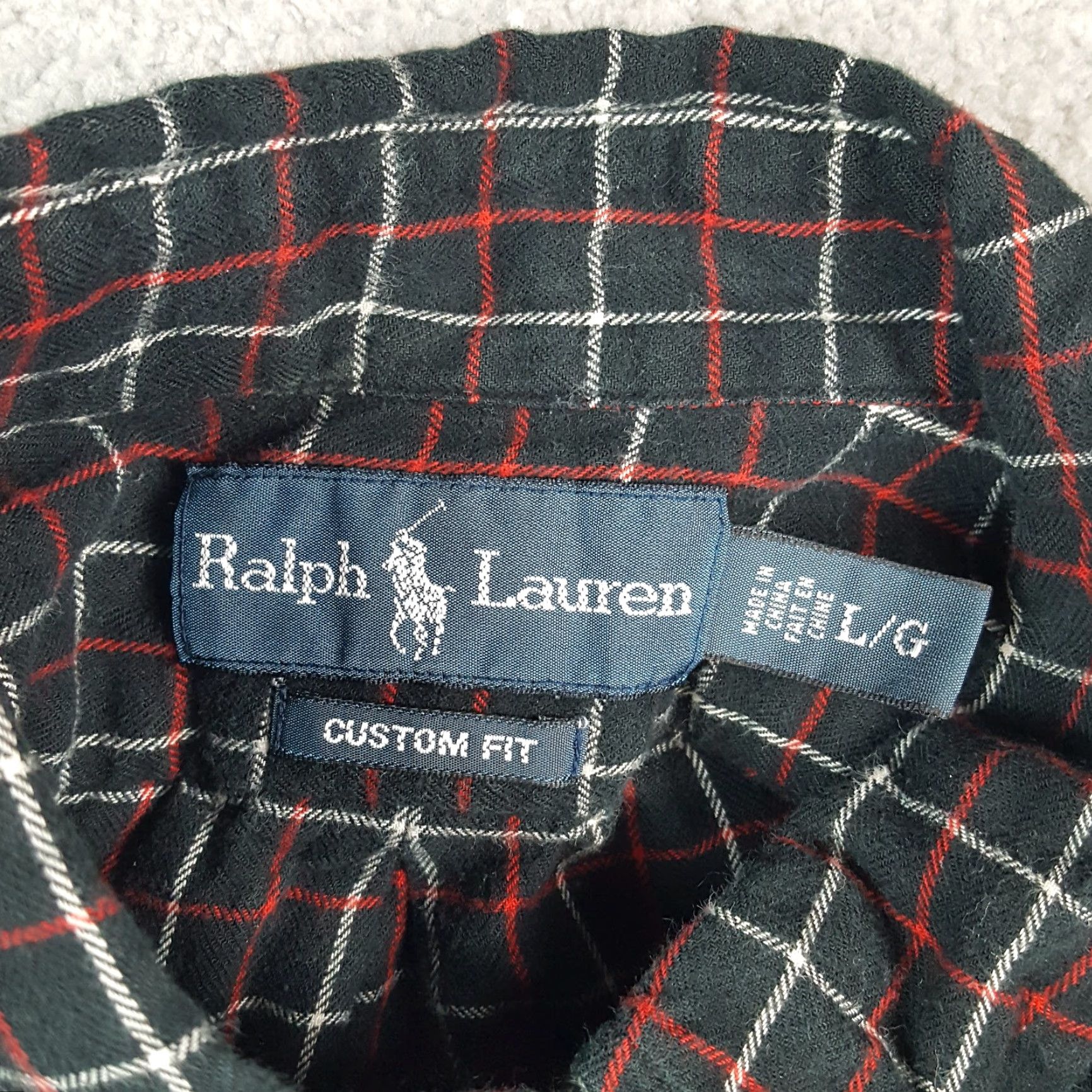 Ralph Lauren Vintage Ralph Lauren Men's Button-Down Shirt L Fall Casual Preppy Plaid Cotton Red Size US L / EU 52-54 / 3 - 7 Thumbnail