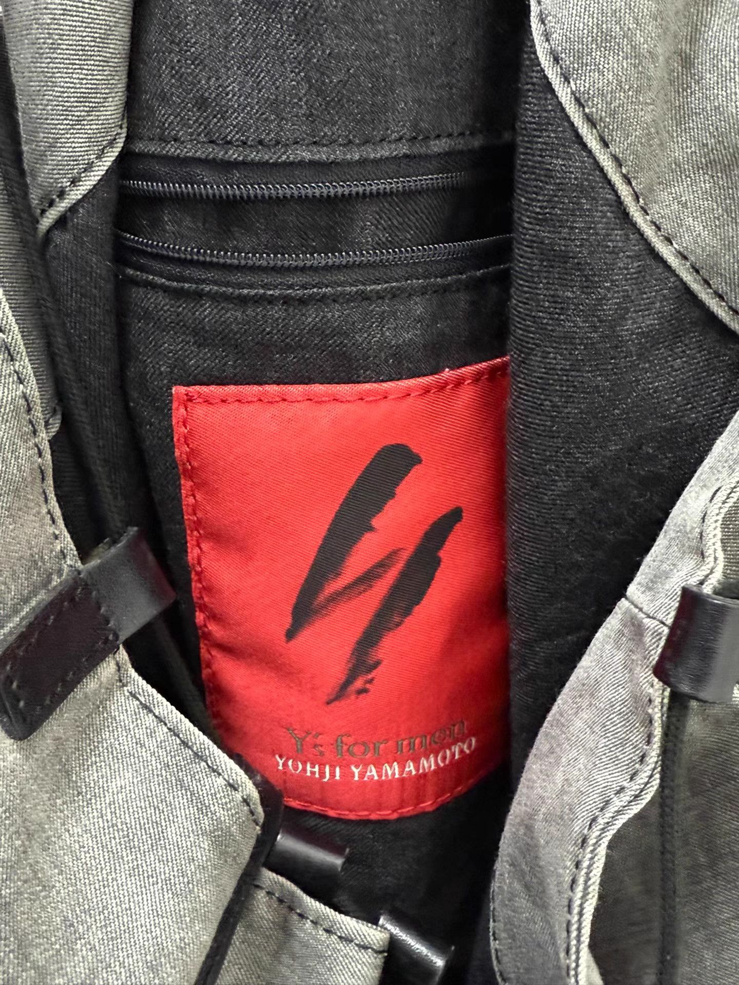 Yohji Yamamoto Yohji Yamamoto Y's Vintage Gray Crossbody K20 Size ONE SIZE - 6 Thumbnail
