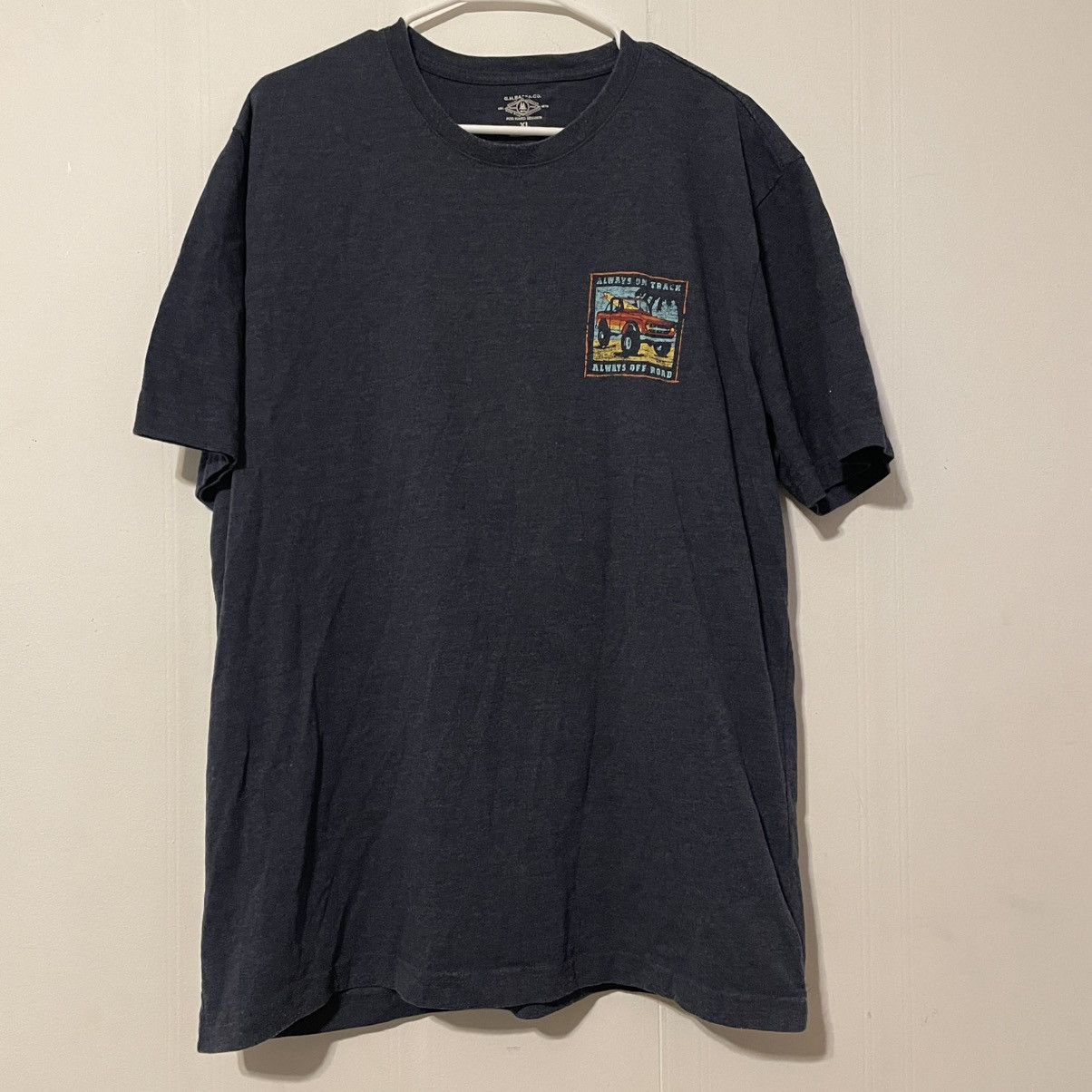 G.H. Bass & Co. G.H. Bass & Co Blue Short Sleeve Graphic T Shirt Size US XL / EU 56 / 4 - 3 Thumbnail