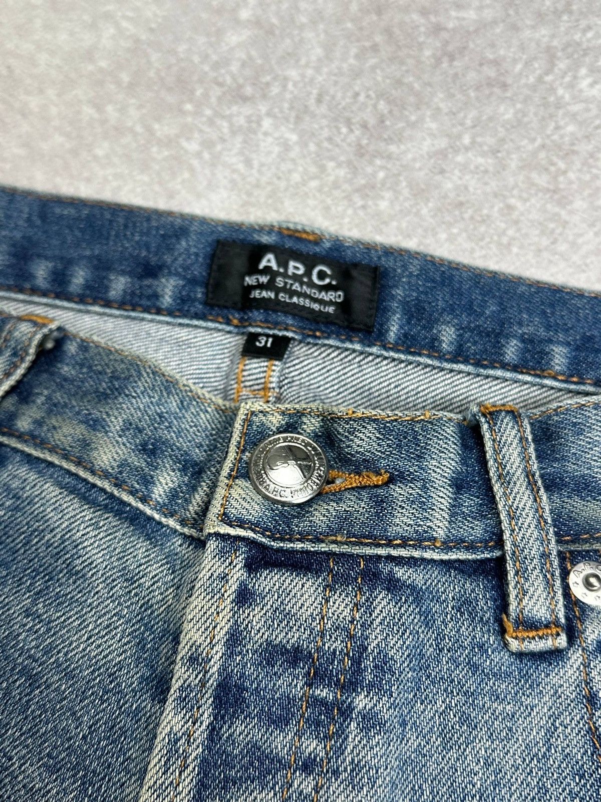 A.P.C. Vintage A.P.C New Standart Blue Jeans Pants Rare 31 Size US 31 - 7 Thumbnail