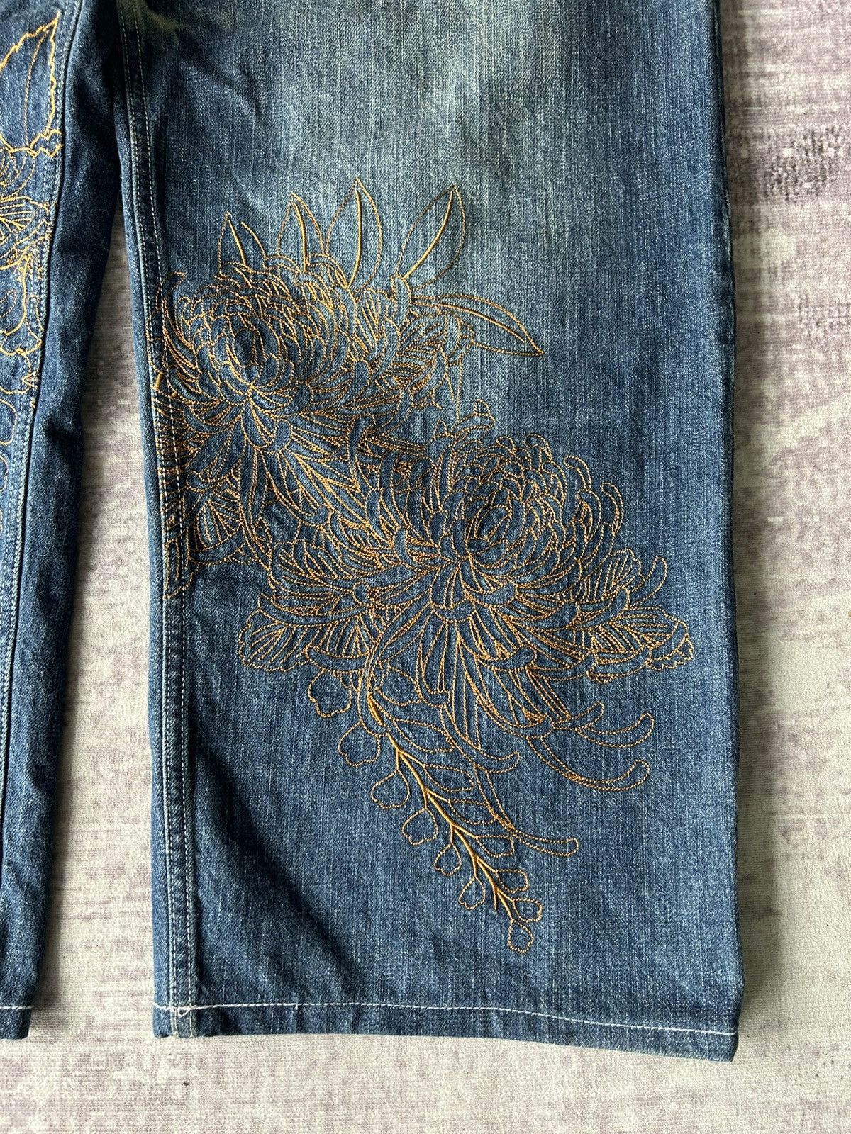 Karakuri Tamashii Overprint Dragon Embroidery Karakuri Jeans Size US 44 / EU 60 - 13 Thumbnail